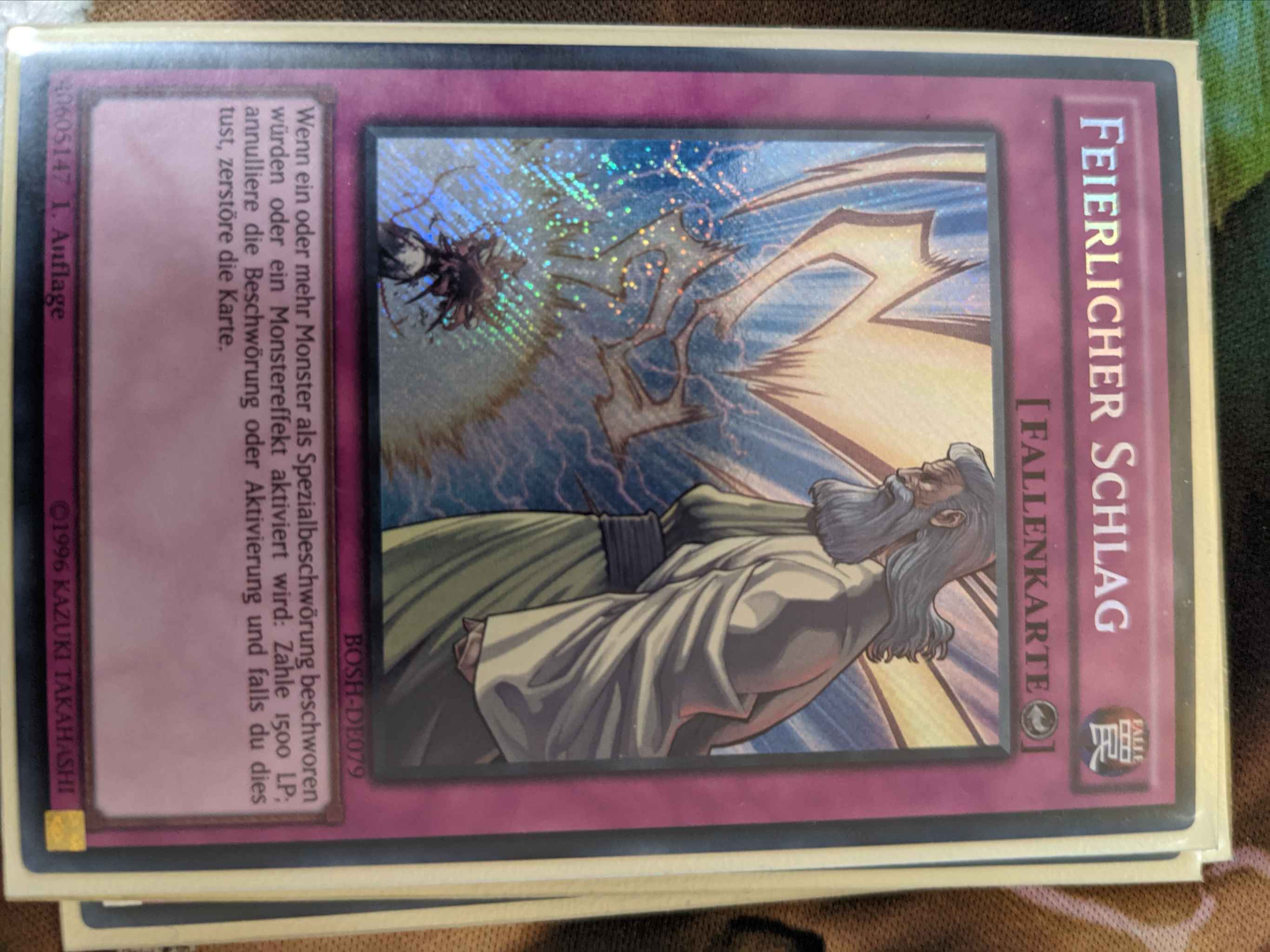 German Solemn Strike Near Mint Solemn Strike Breakers Of Shadow Yugioh