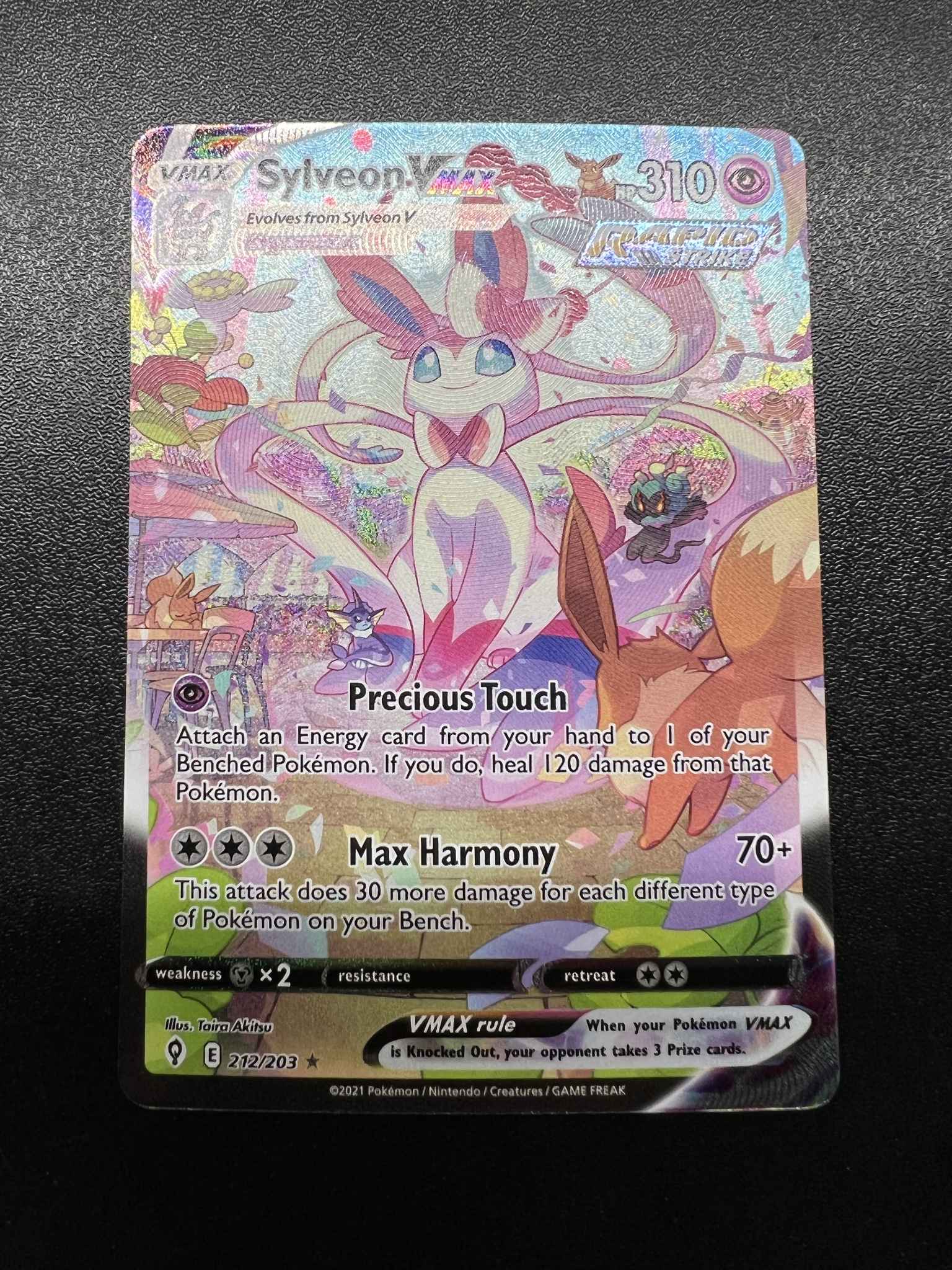 Pokemon Sylveon Vmax Alternate Art Secret Lagoagriogobec 0550