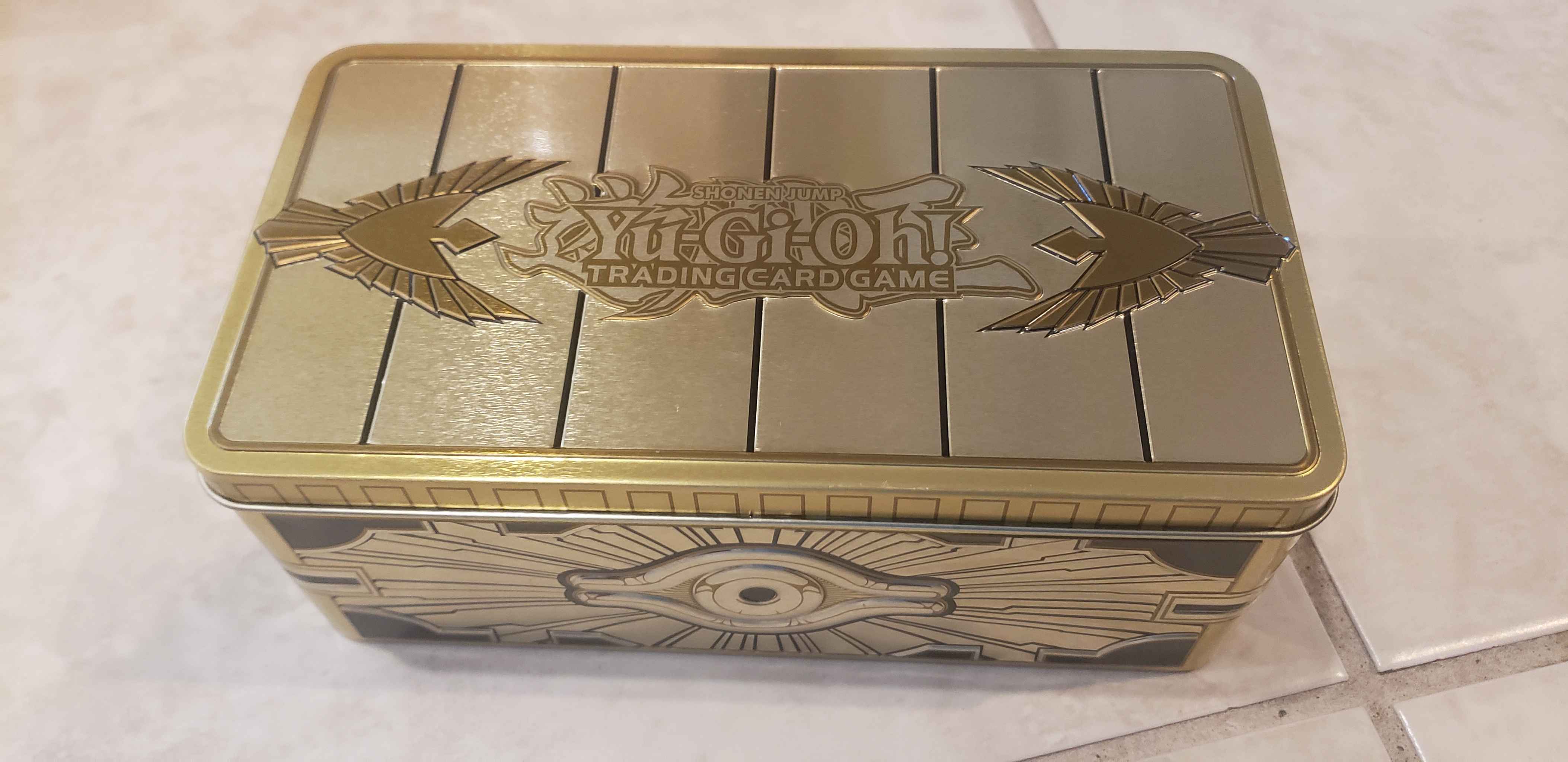 Yu-Gi-Oh Yugioh 2019 Gold Sarcophagus Tin Factory Sealed 