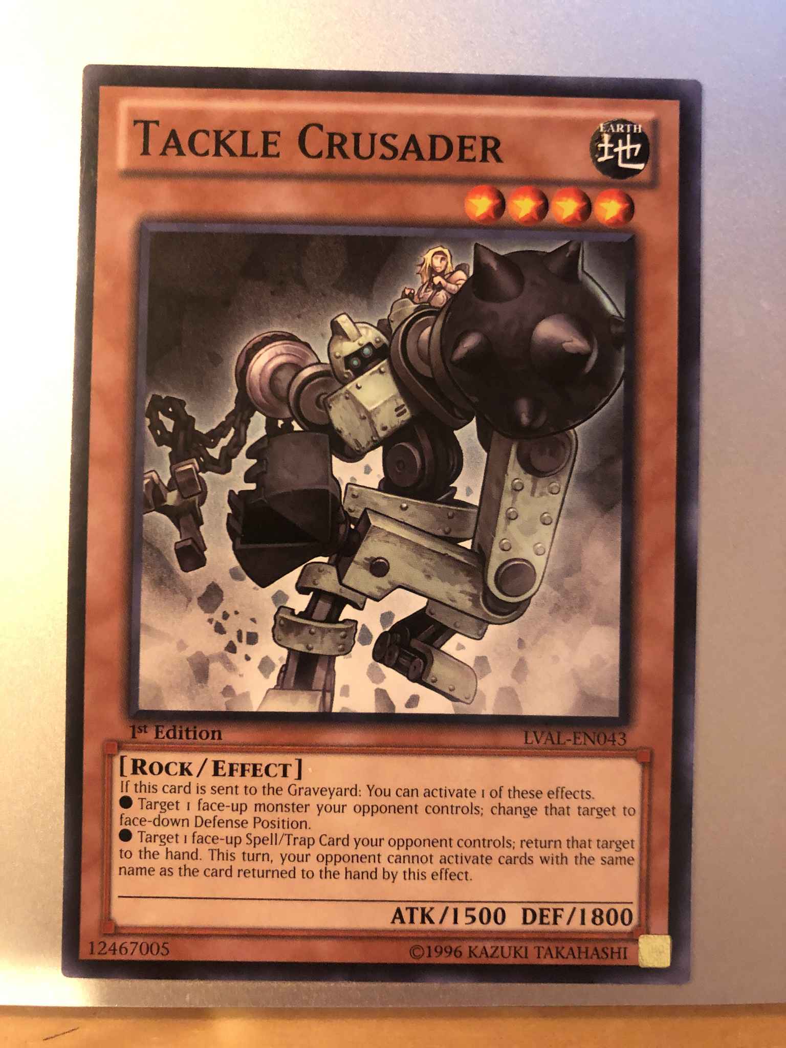 1st Edition Tackle Crusader Common LVAL-EN043 