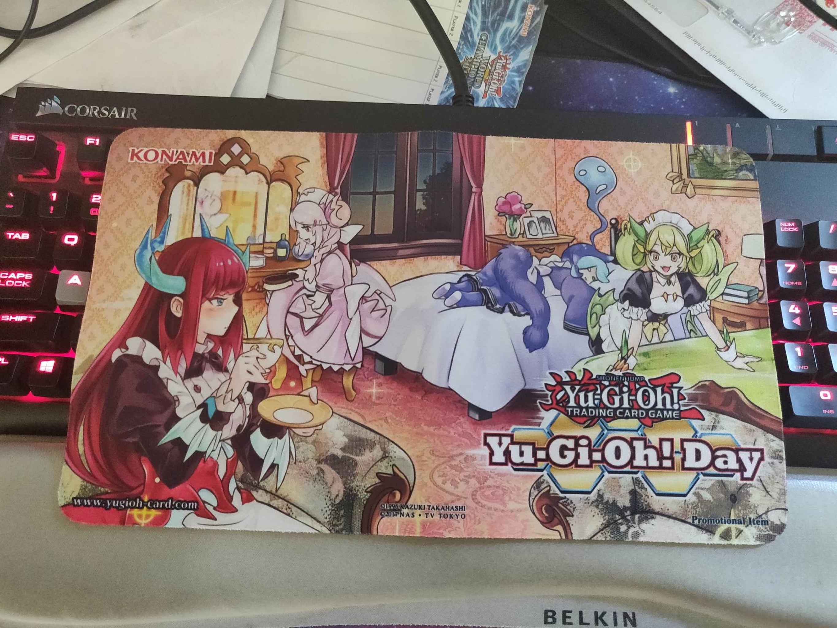 Anime Yugioh Play Mat Yu-Gi-Oh Dragonmaid Tillroo CCG TCG Mat Card Game Mat