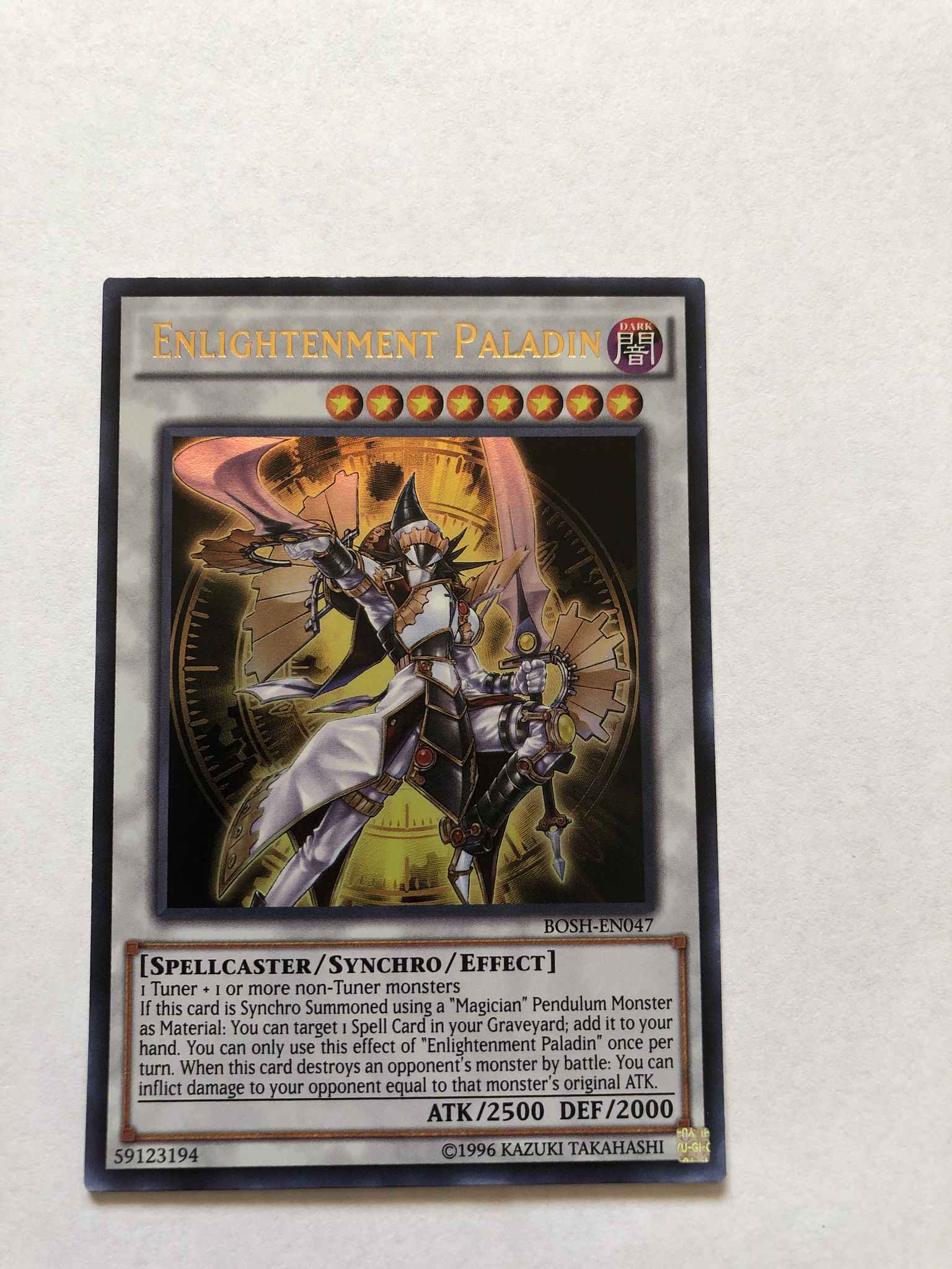 Enlightenment Paladin Enlightenment Paladin Breakers Of Shadow Yugioh Online Gaming Store For Cards Miniatures Singles Packs Booster Boxes