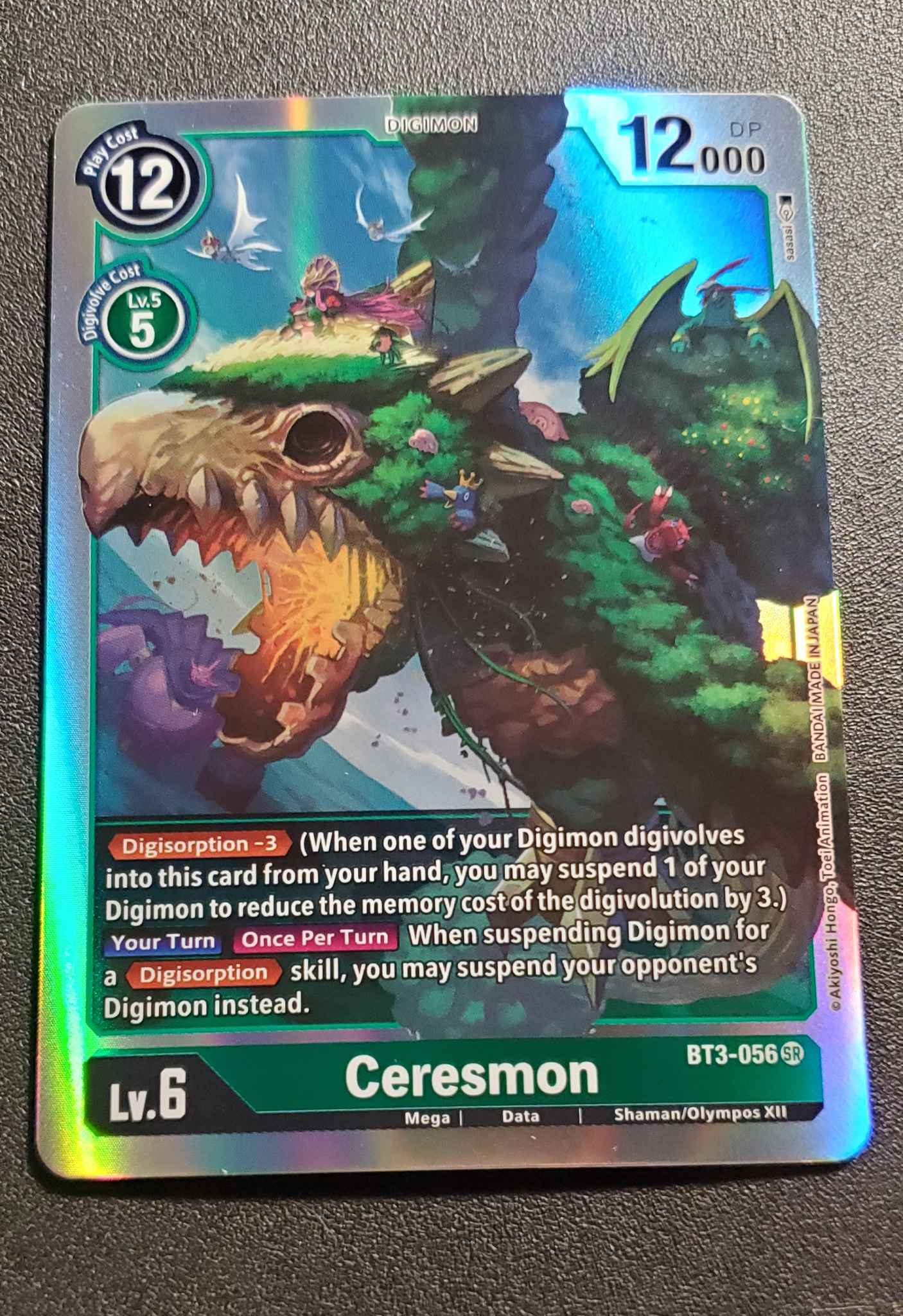 Digimon 2020 TCG 1.5BT3-056 CeresmonSingle CardFresh Pull 