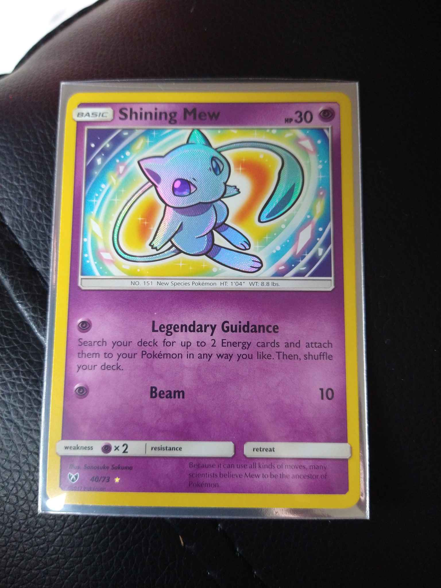 show original title Details about   Pokémon EGS 8,5 gleaming/Shining Mew 40/73 Holo Shining Legends REGRADE 9 