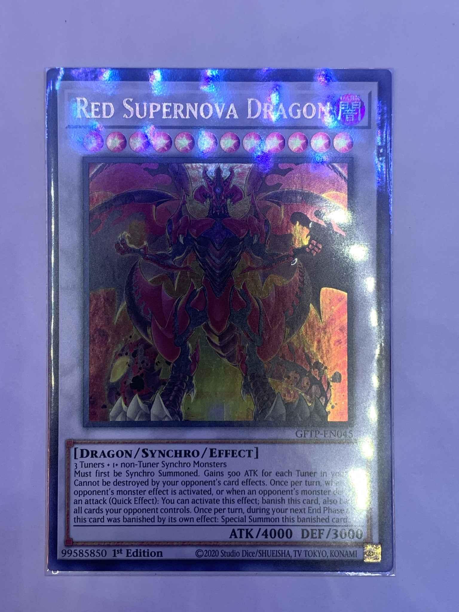 GFTP-EN045 Red Supernova Dragon Ultra Rare 1st Edition Mint YuGiOh Card 
