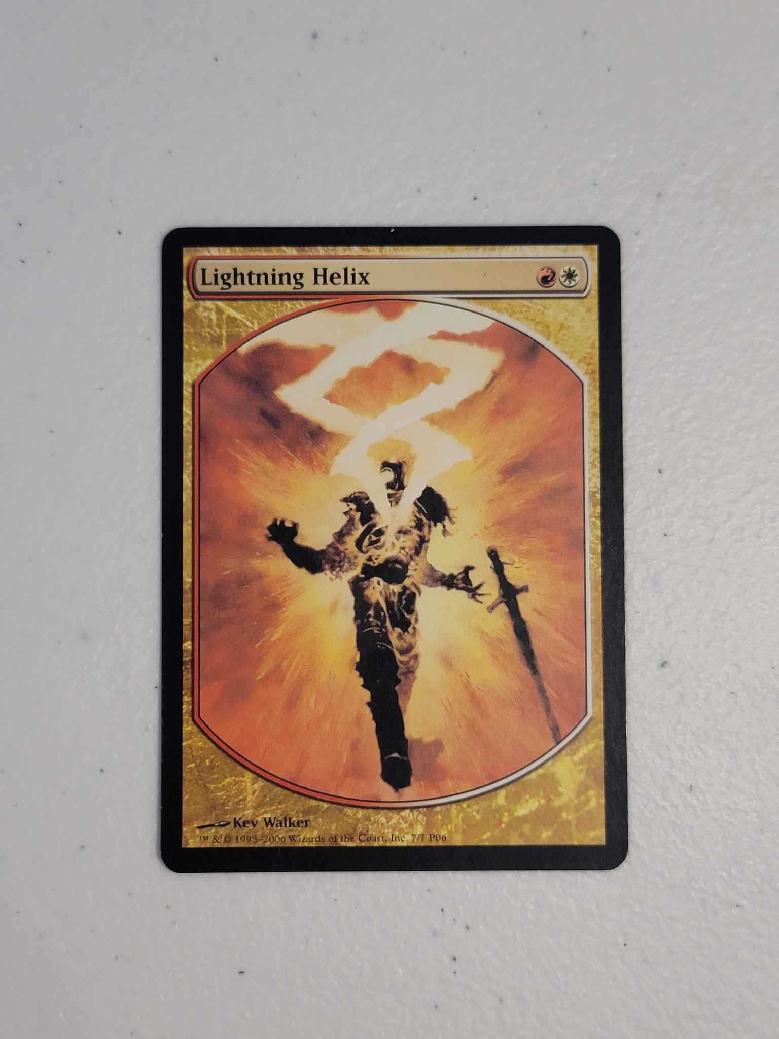 Lightning Helix Magic Player Rewards Full Art Textless 