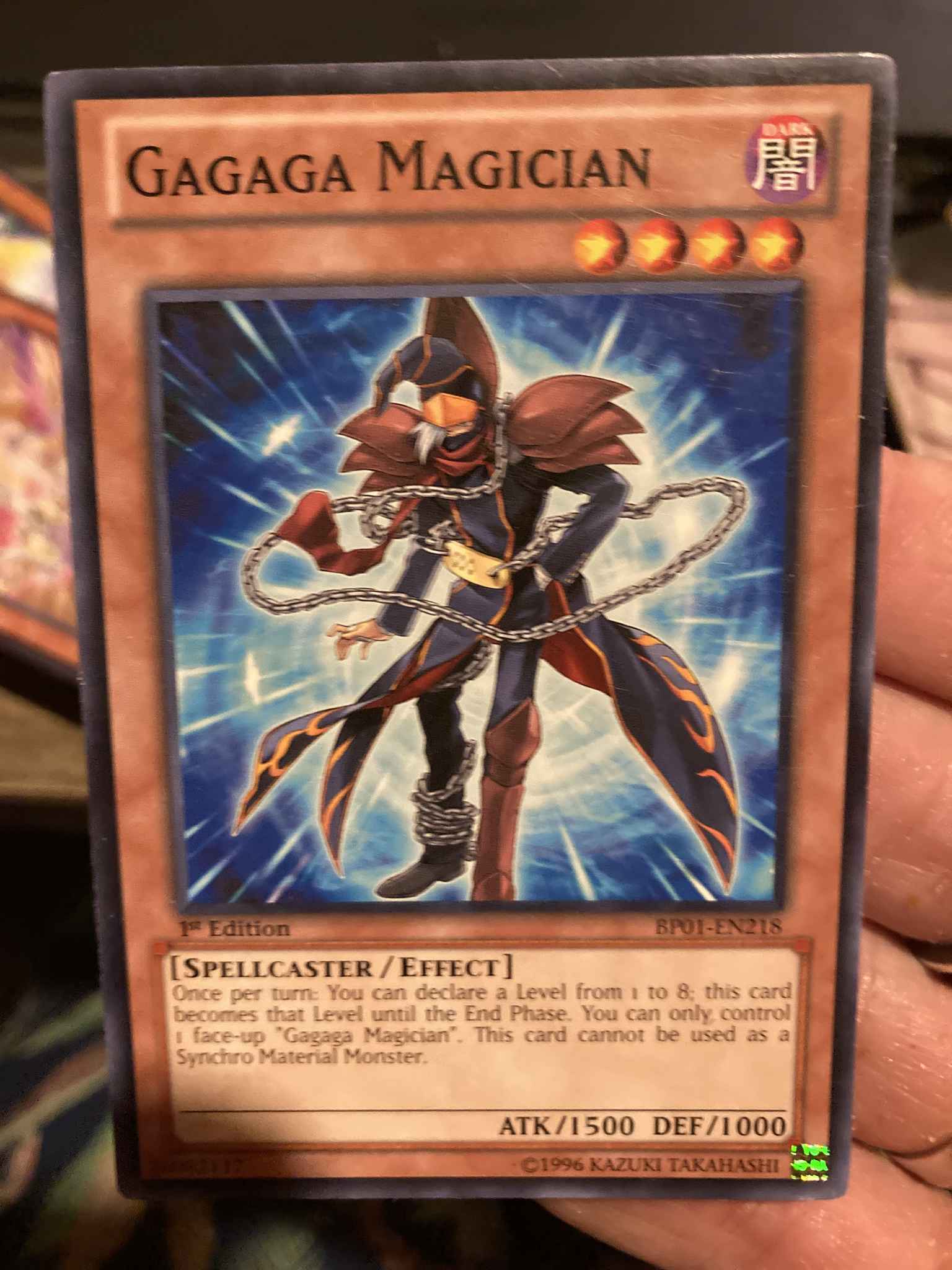 Card yu gi oh gagaga magician led6-fr034 