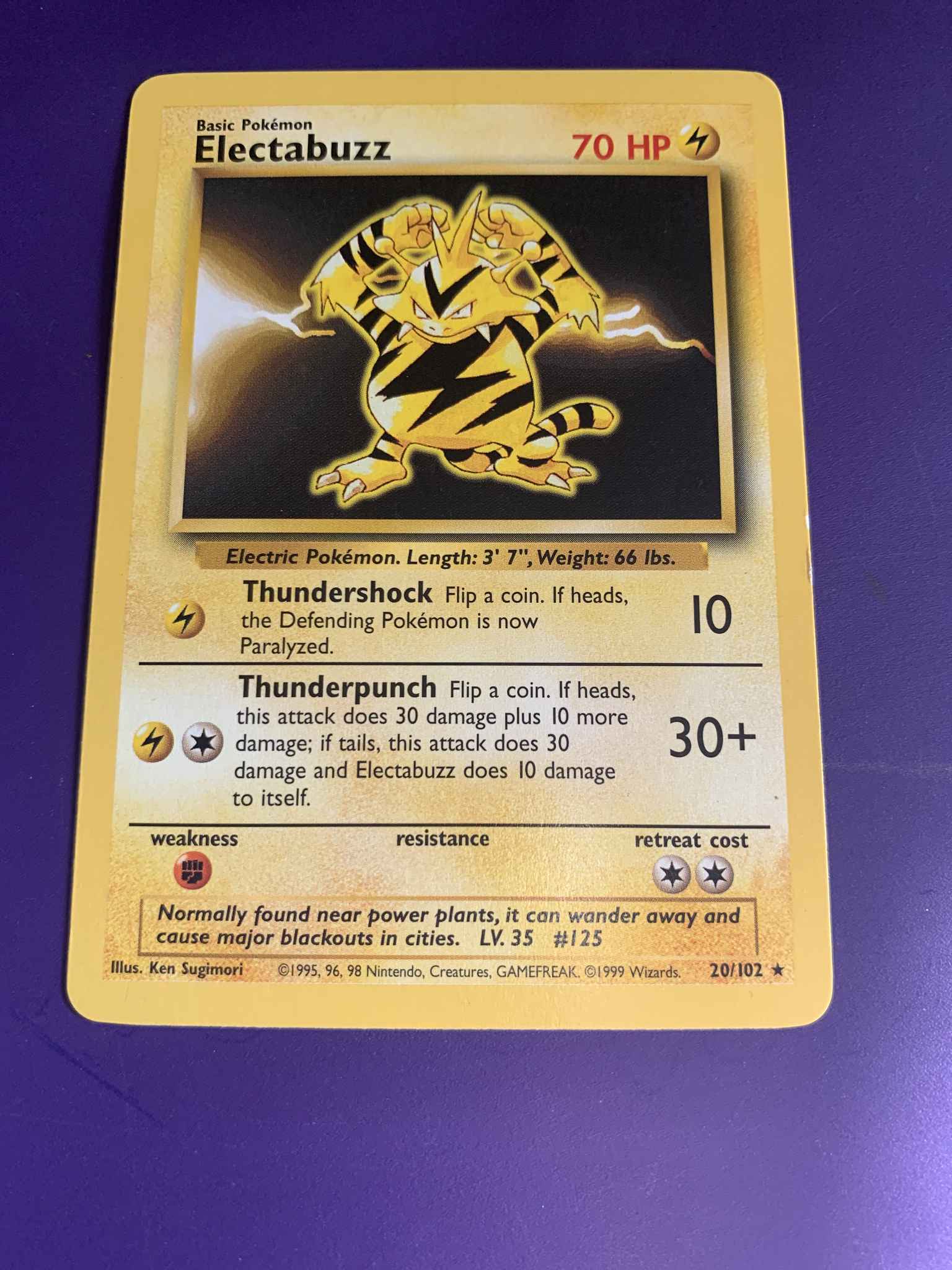 Electabuzz Electabuzz Base Set Pokemon Online Gaming Store For Cards Miniatures Singles Packs Booster Boxes