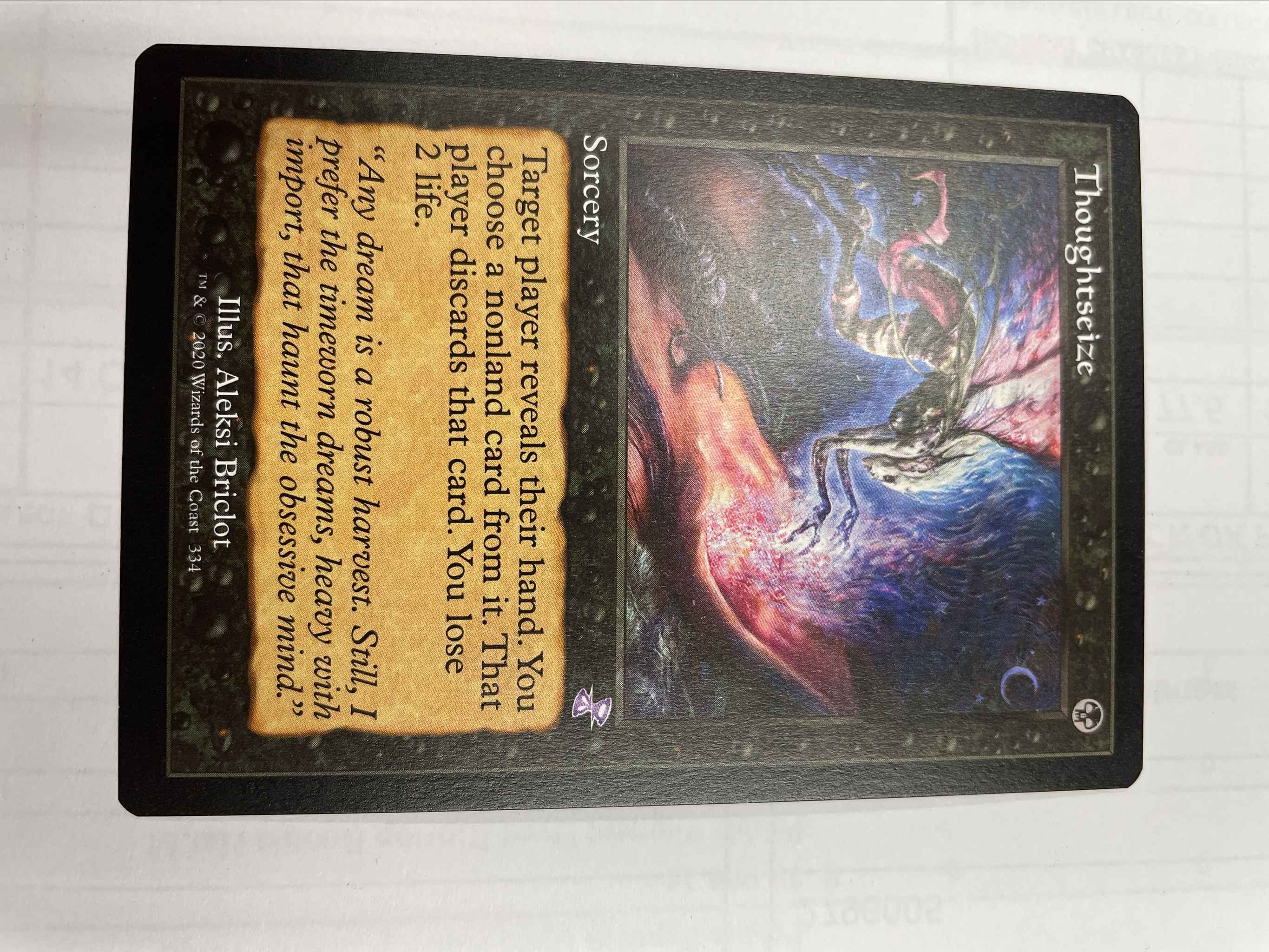 Details about   x1 Thoughtseize MTG Time Spiral Remastered S M/NM English 