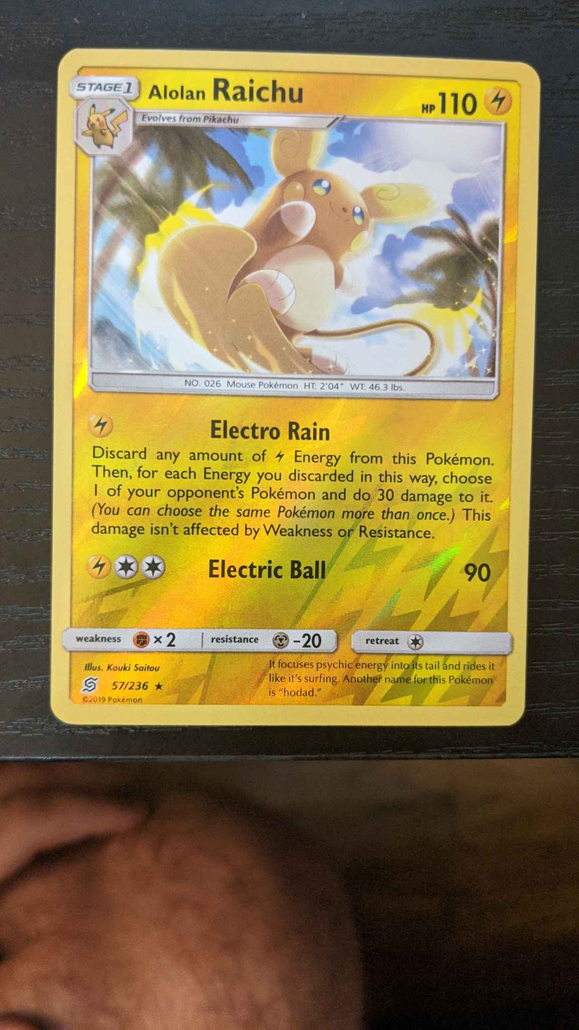 Alolan Raichu Reverse Holo With Photo Alolan Raichu Sm Unified Minds Pokemon Online Gaming Store For Cards Miniatures Singles Packs Booster Boxes