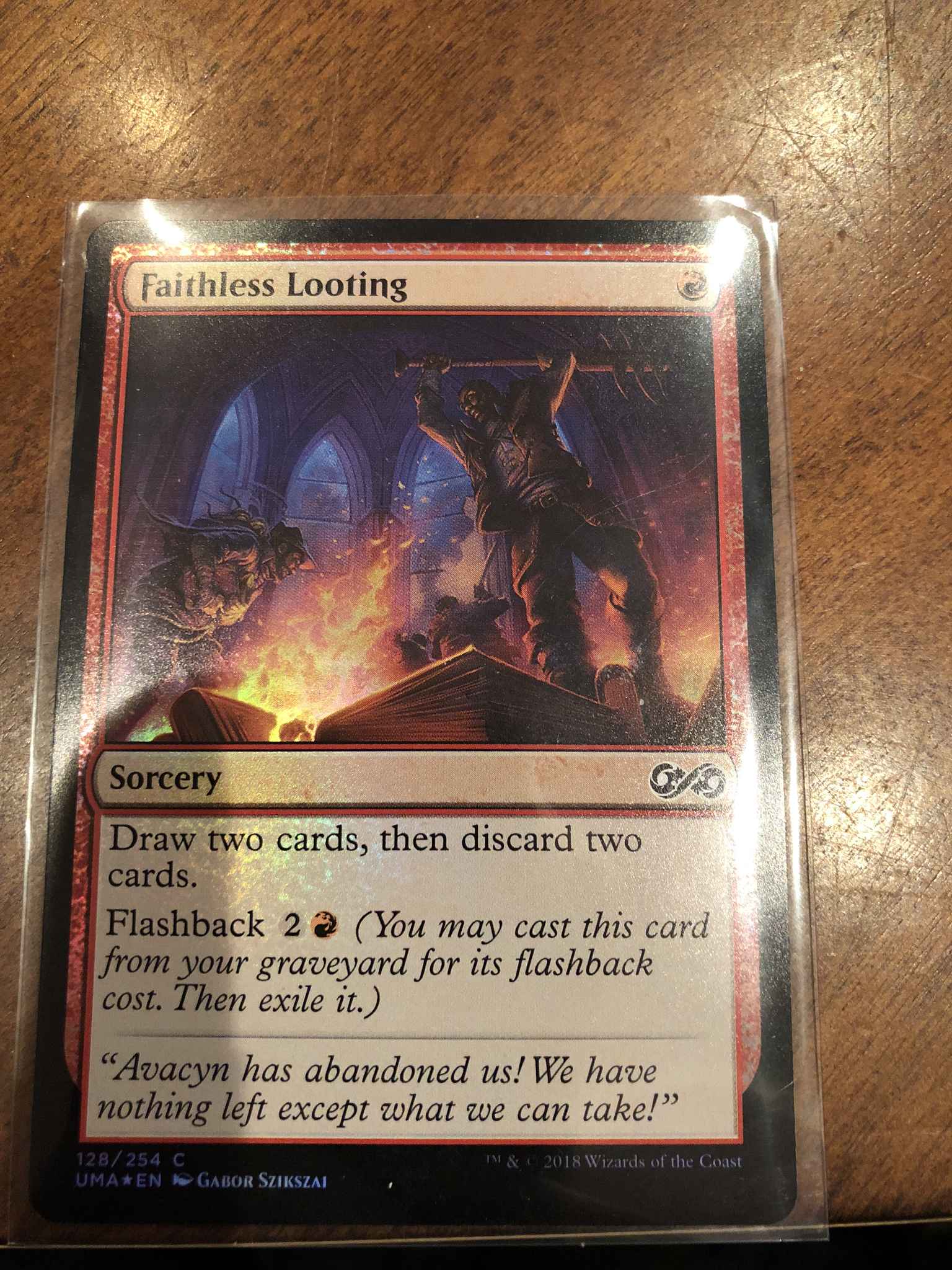 Faithless Looting FOIL Eternal Masters PLD Red Common MAGIC MTG CARD ABUGames