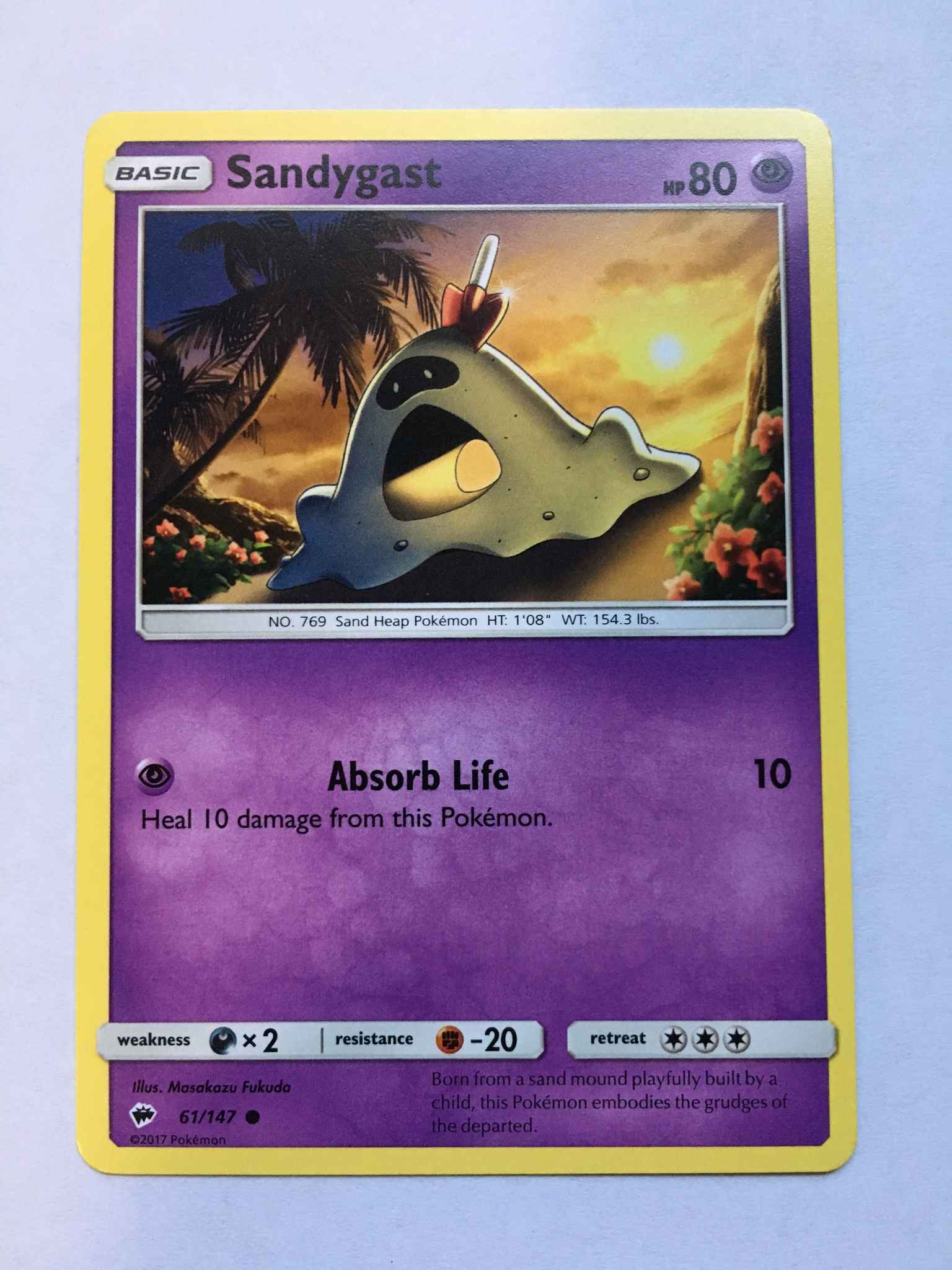 Sandygast Sandygast Sm Burning Shadows Pokemon