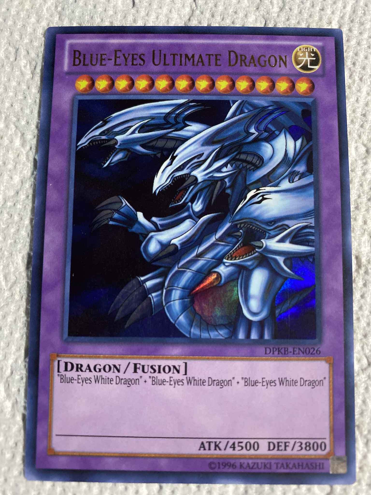 Yugioh Blue-Eyes Ultimate Dragon DPKB-EN026 Ultra Rare 