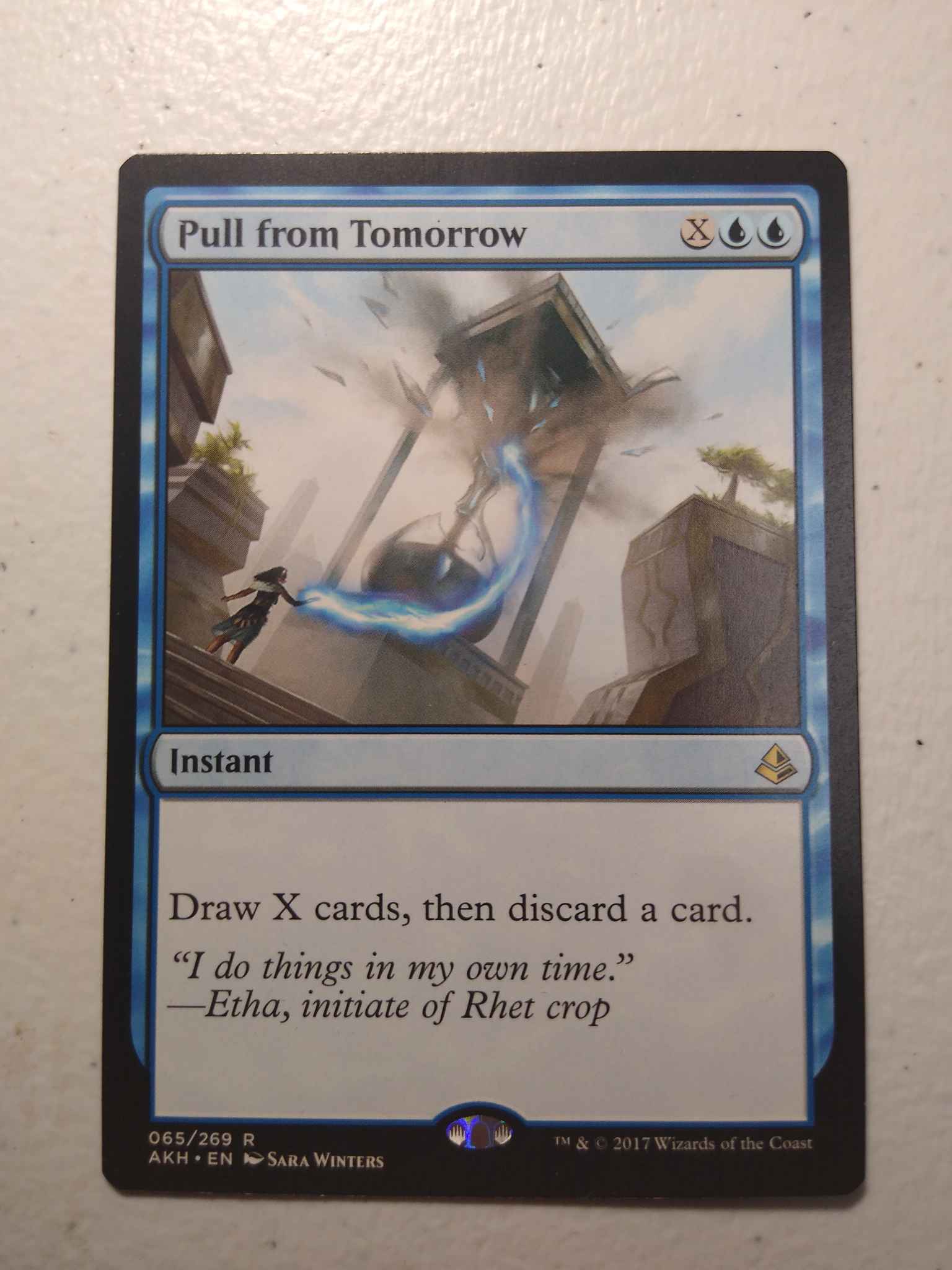 Pull from Tomorrow Amonkhet Very LP English MTG Blue Instant Commander