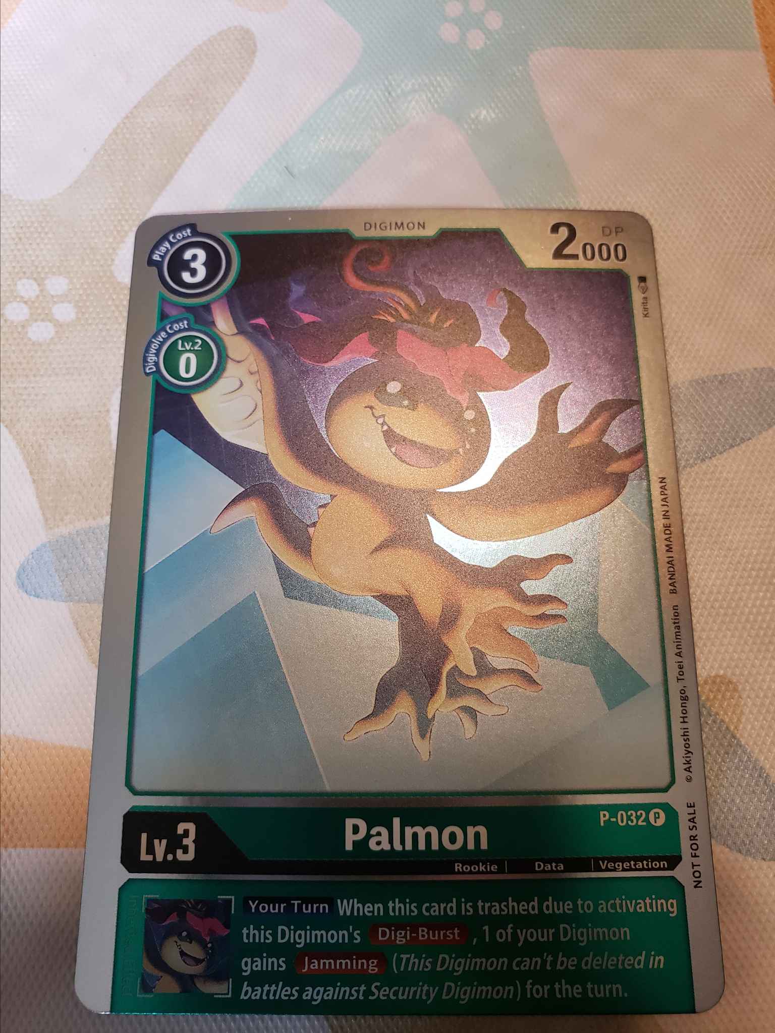 Palmon Palmon P 032 Digimon Promotion Cards Digimon Card Game