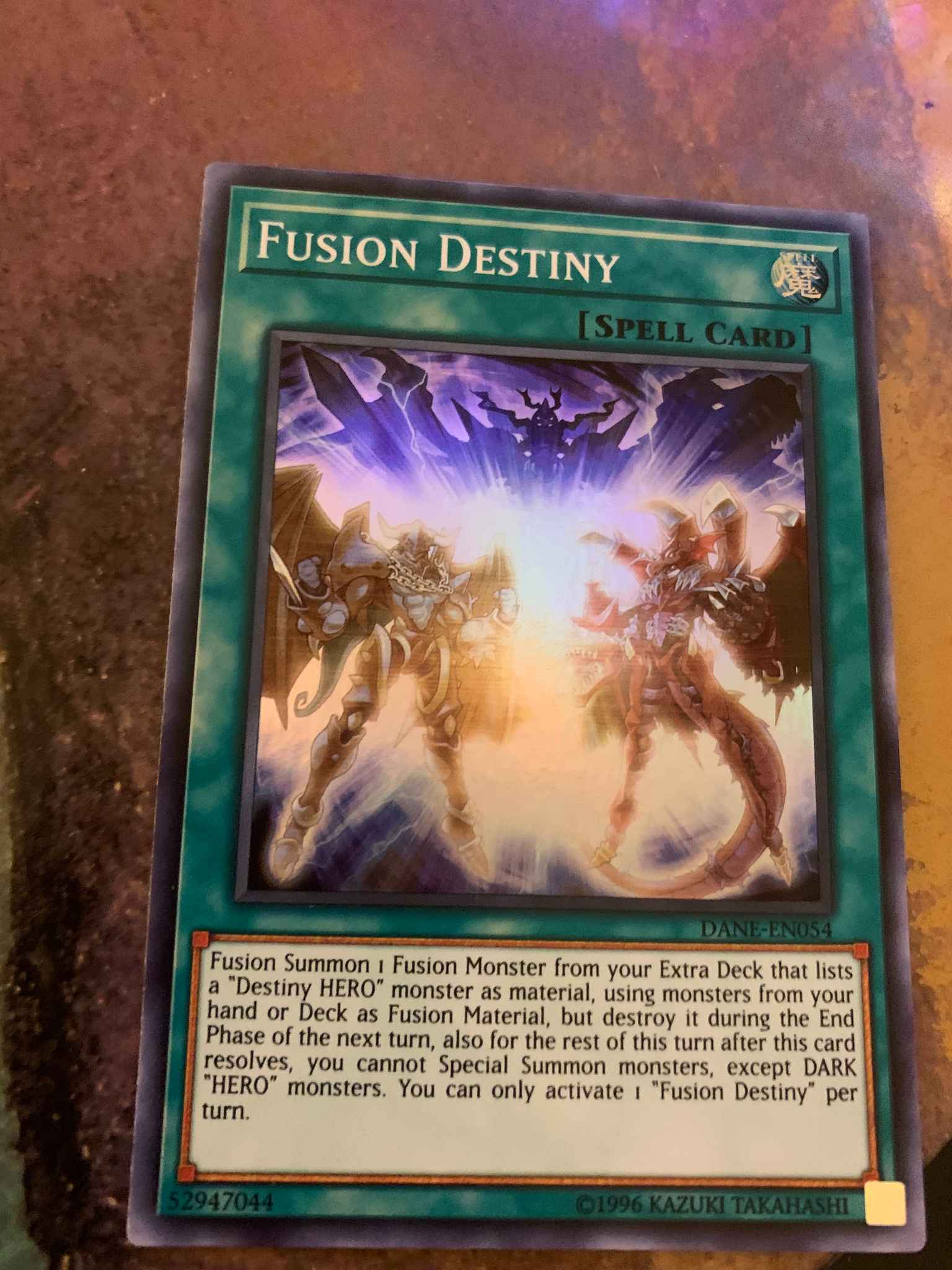 DANE-EN054 Fusion Destiny Super Rare UNL Edition Mint YuGiOh Card 