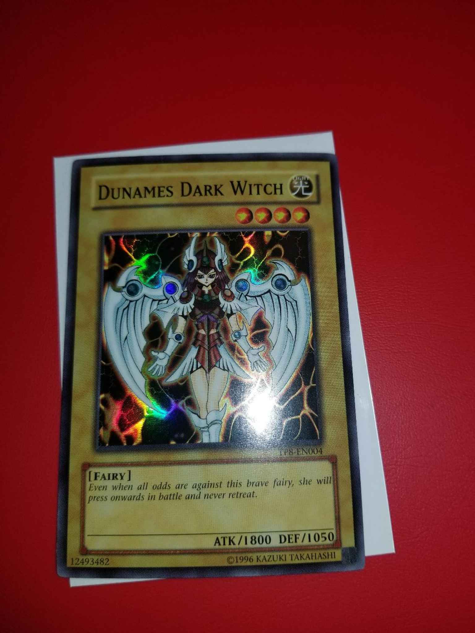 BONUS Yugioh TP8-EN004 Dunames Dark Witch Super Rare VERY HARD TO FIND