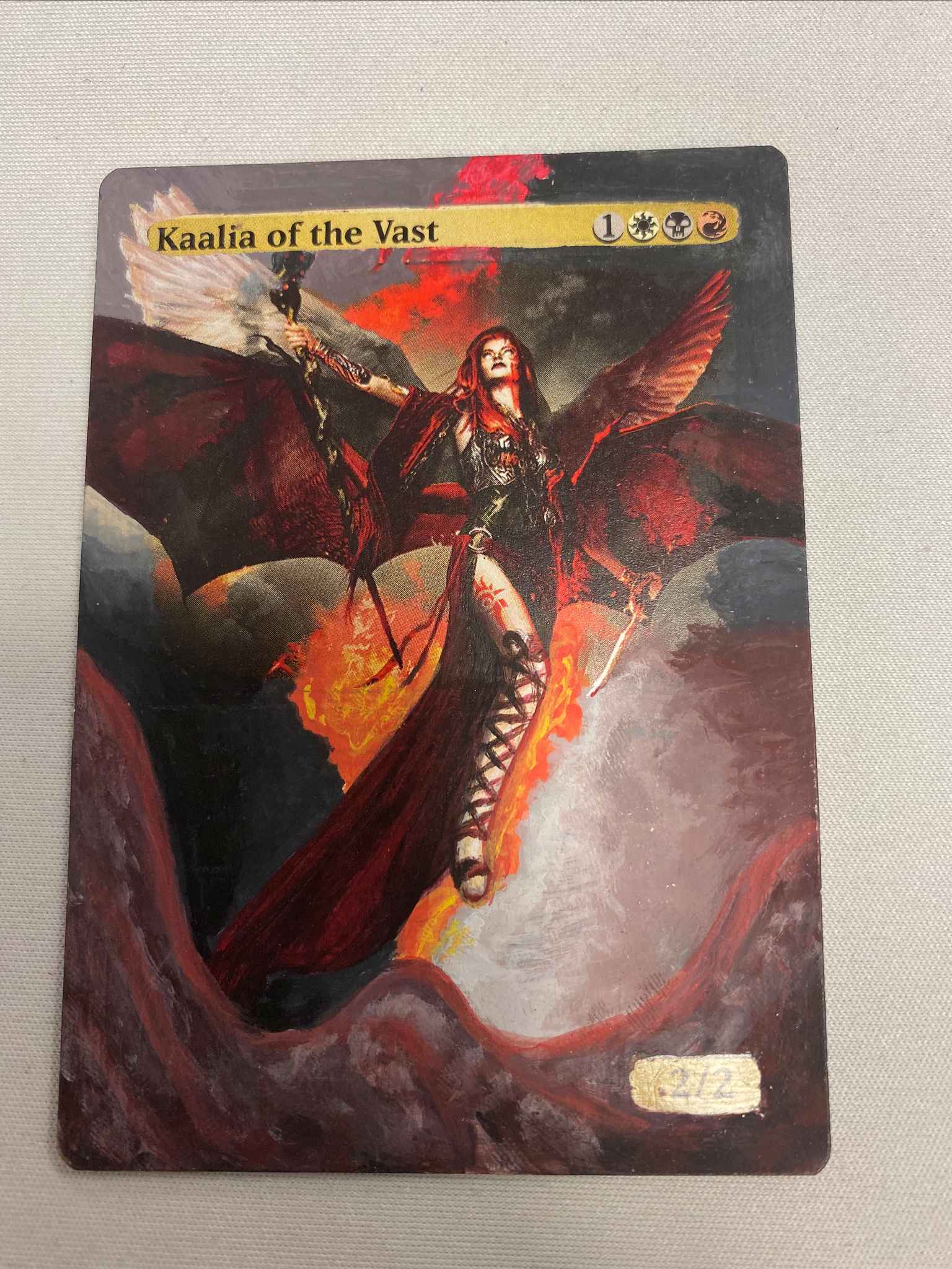 Full Art Extension Kaalia Of The Vast Commander Magic The Gathering