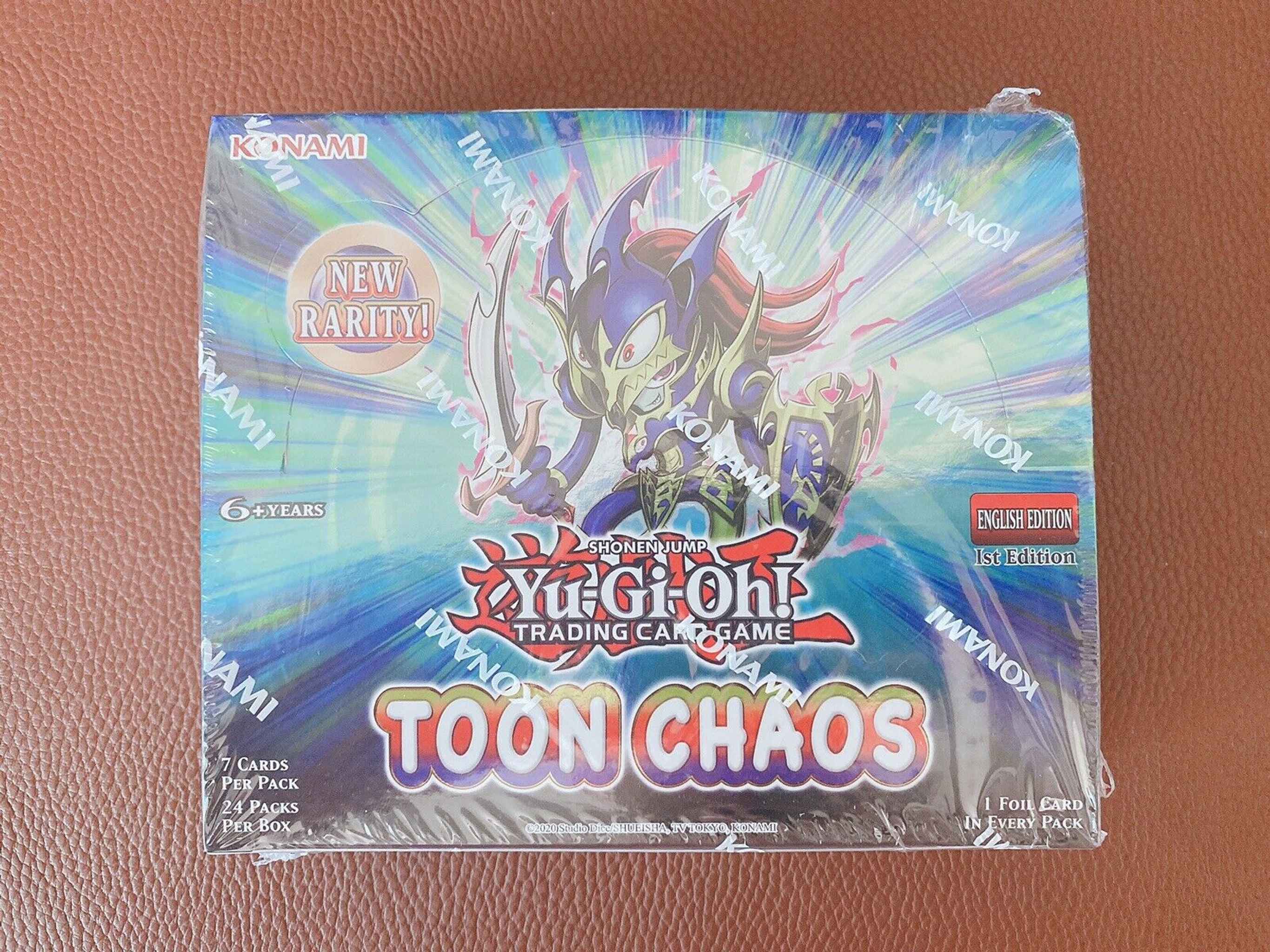 Factory Sealed Booster Box YuGiOh TCG Toon Chaos 24 Packs 1st Edition