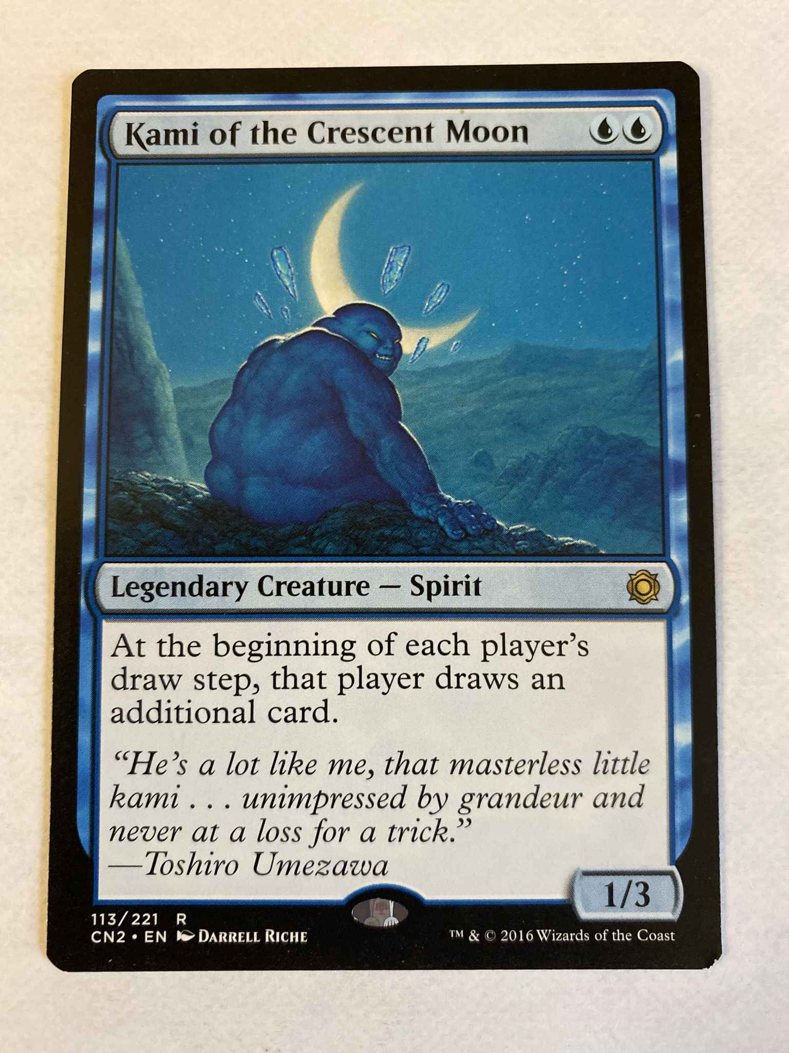 MTG Kami of the Crescent Moon Conspiracy Take the Crown FOIL NM 
