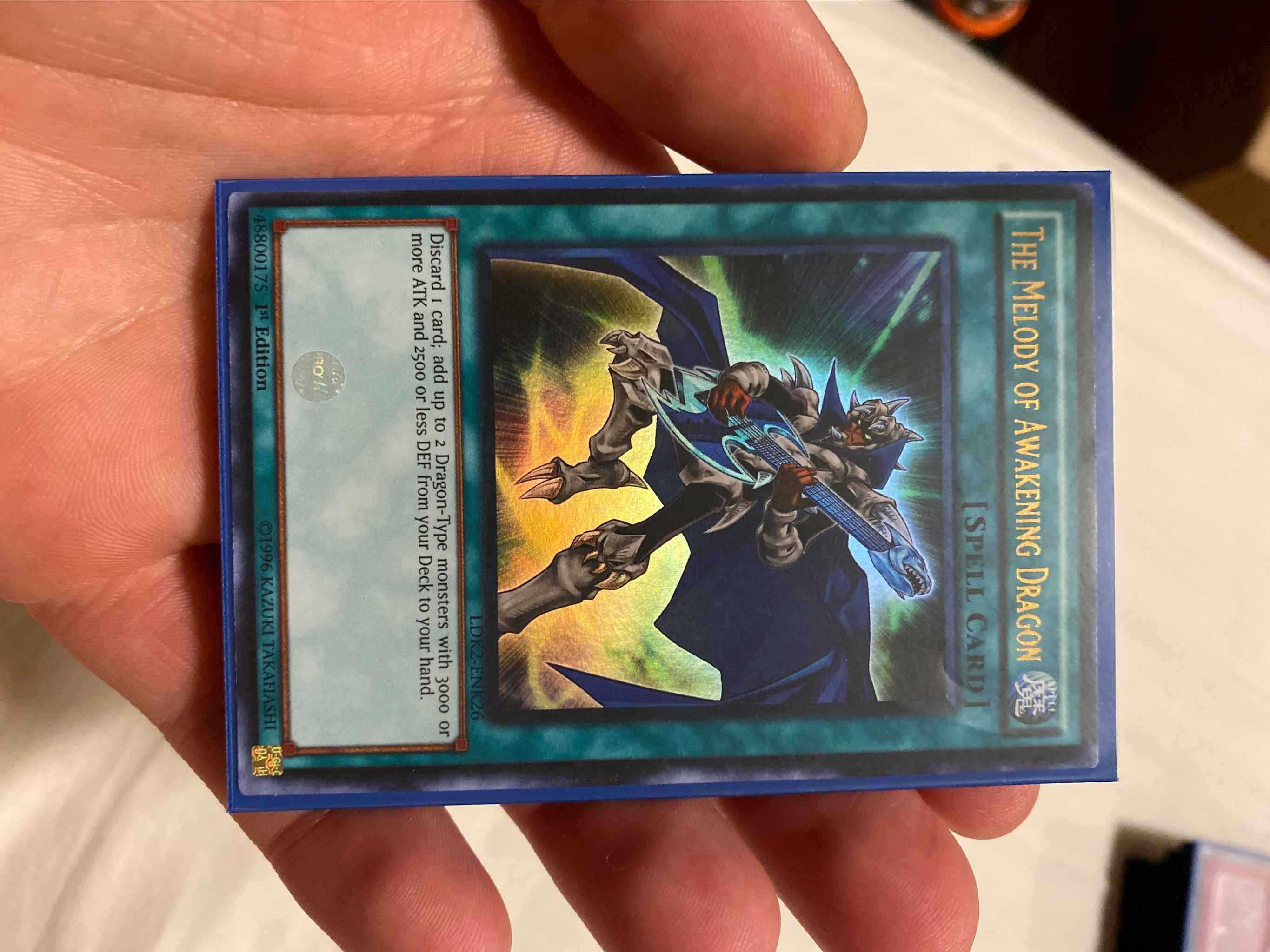 The Melody Of Awakening Dragon LDK2-ENK26 Ultra Rare Yugioh Card 