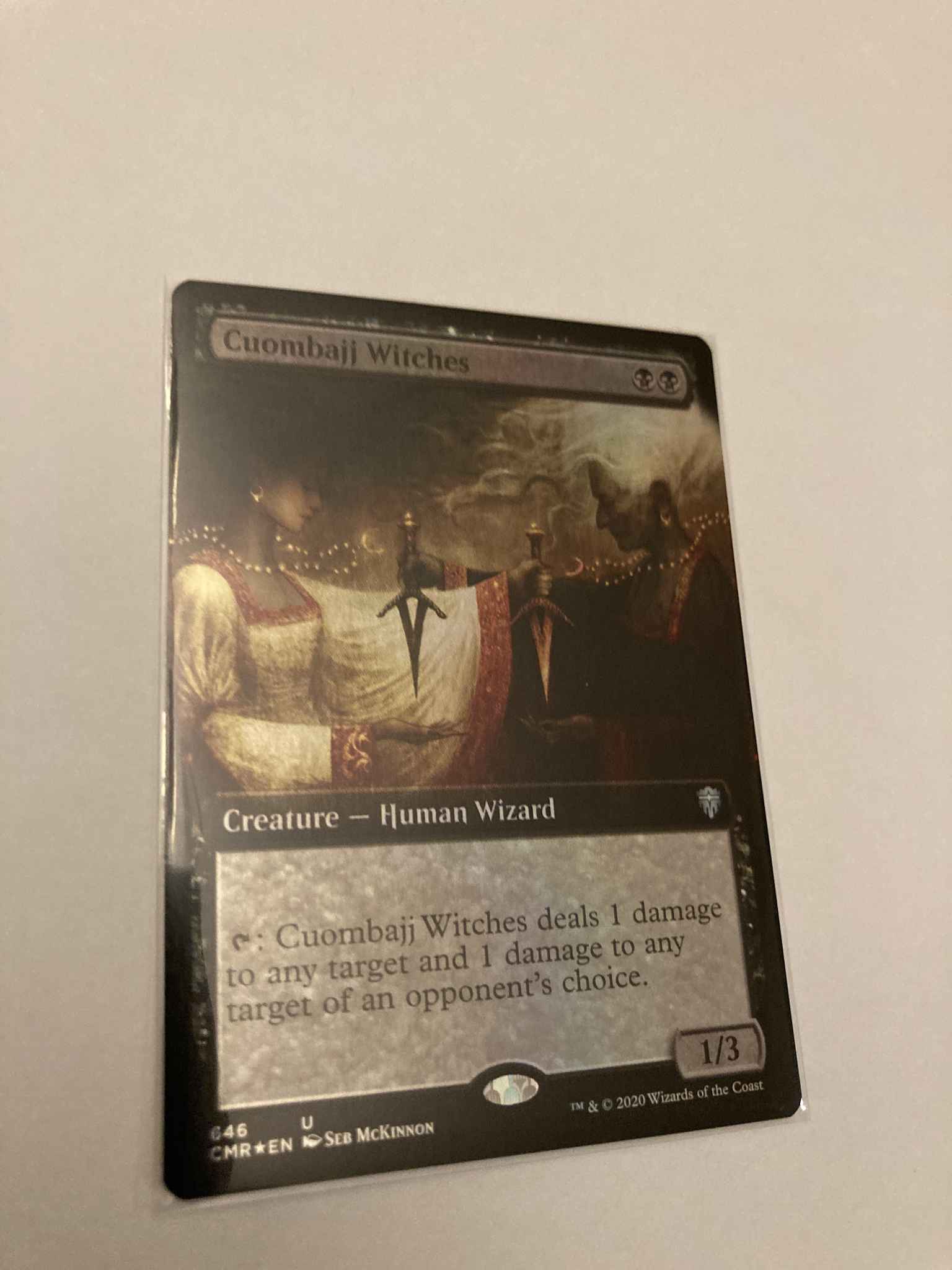 #U646-4RCards FOIL Extended Art Commander Legends Cuombajj Witches 