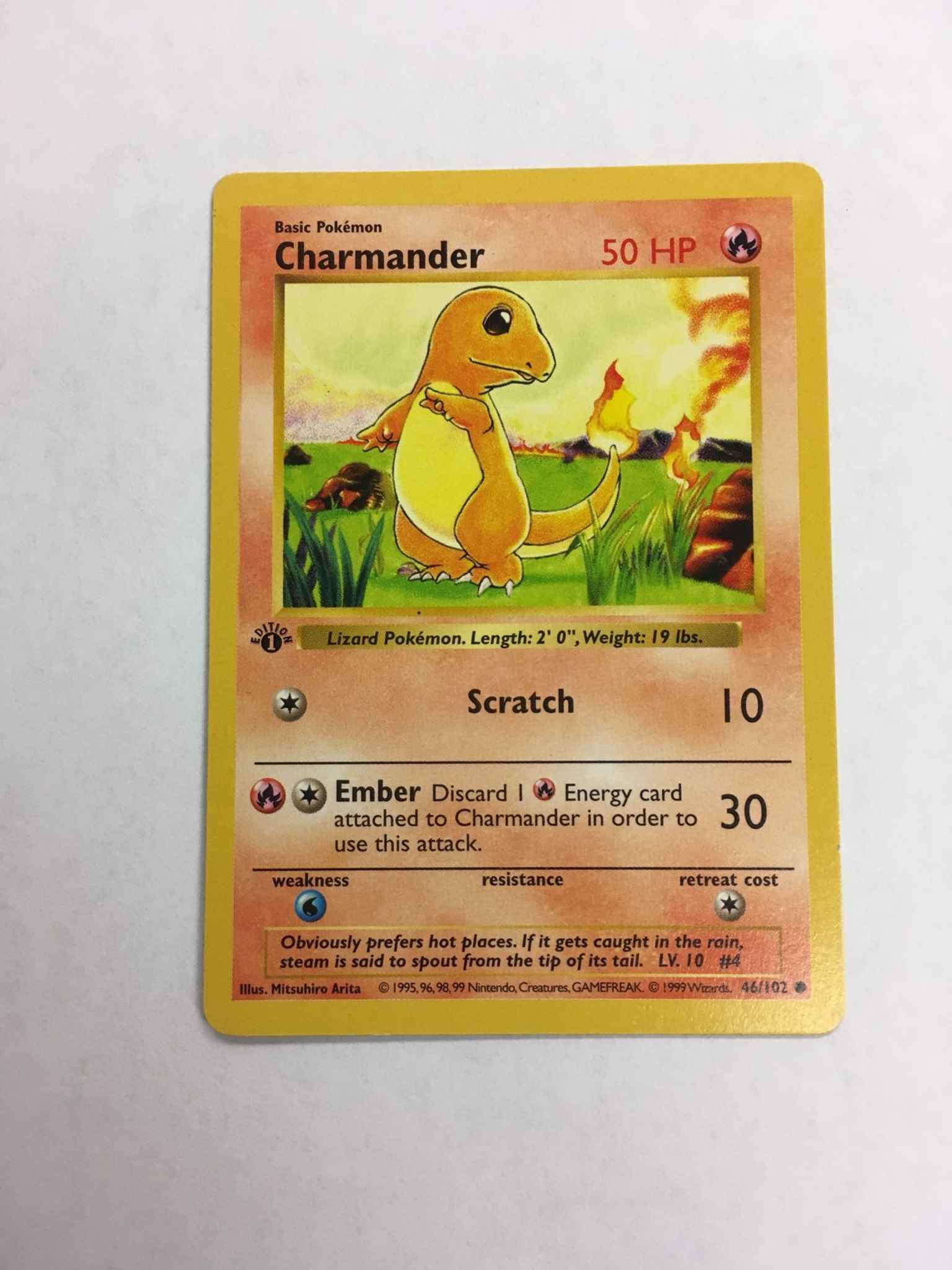 1st Edition Charmander Base Shadowless Charmander Base Set Shadowless Pokemon Online Gaming Store For Cards Miniatures Singles Packs Booster Boxes