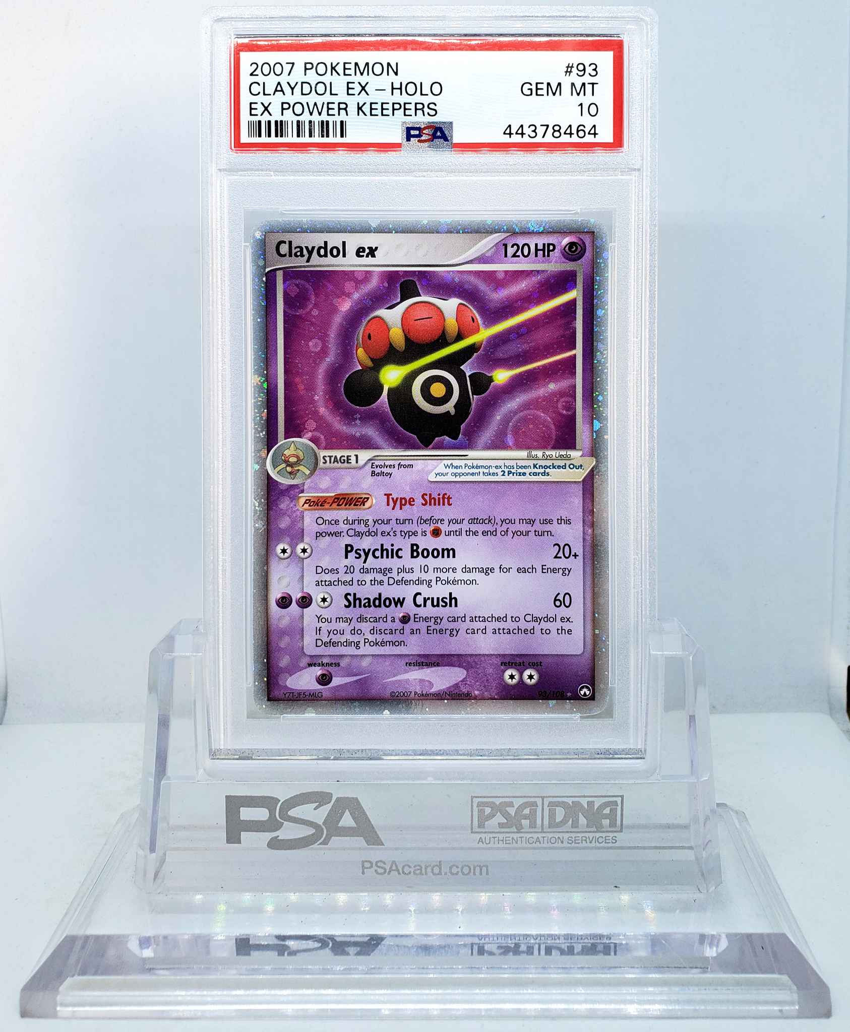 Details about   Claydol EX 93 HOLO Pokemon TCG Power Keepers Damaged