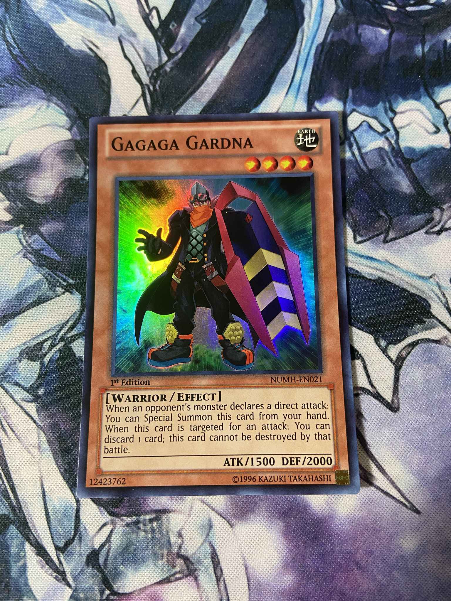 Yu-Gi-Oh Card super rare holo - NM/Mint GAGAGA GARDNA NUMH-EN021