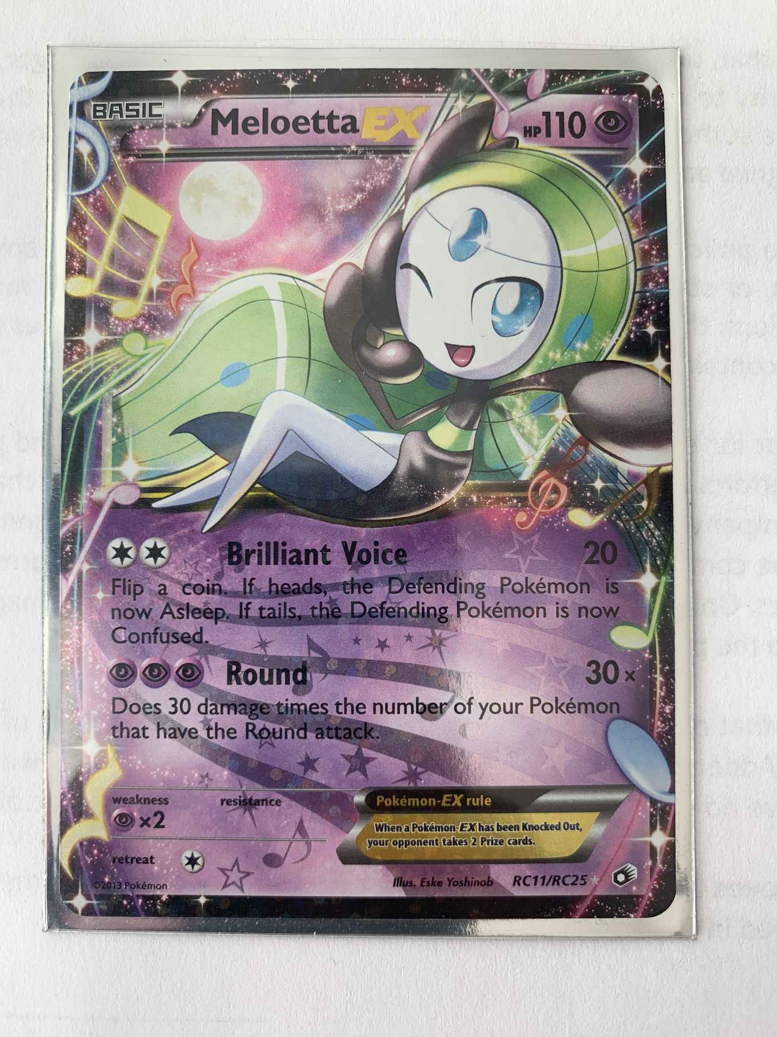 meloetta ex pokemon card