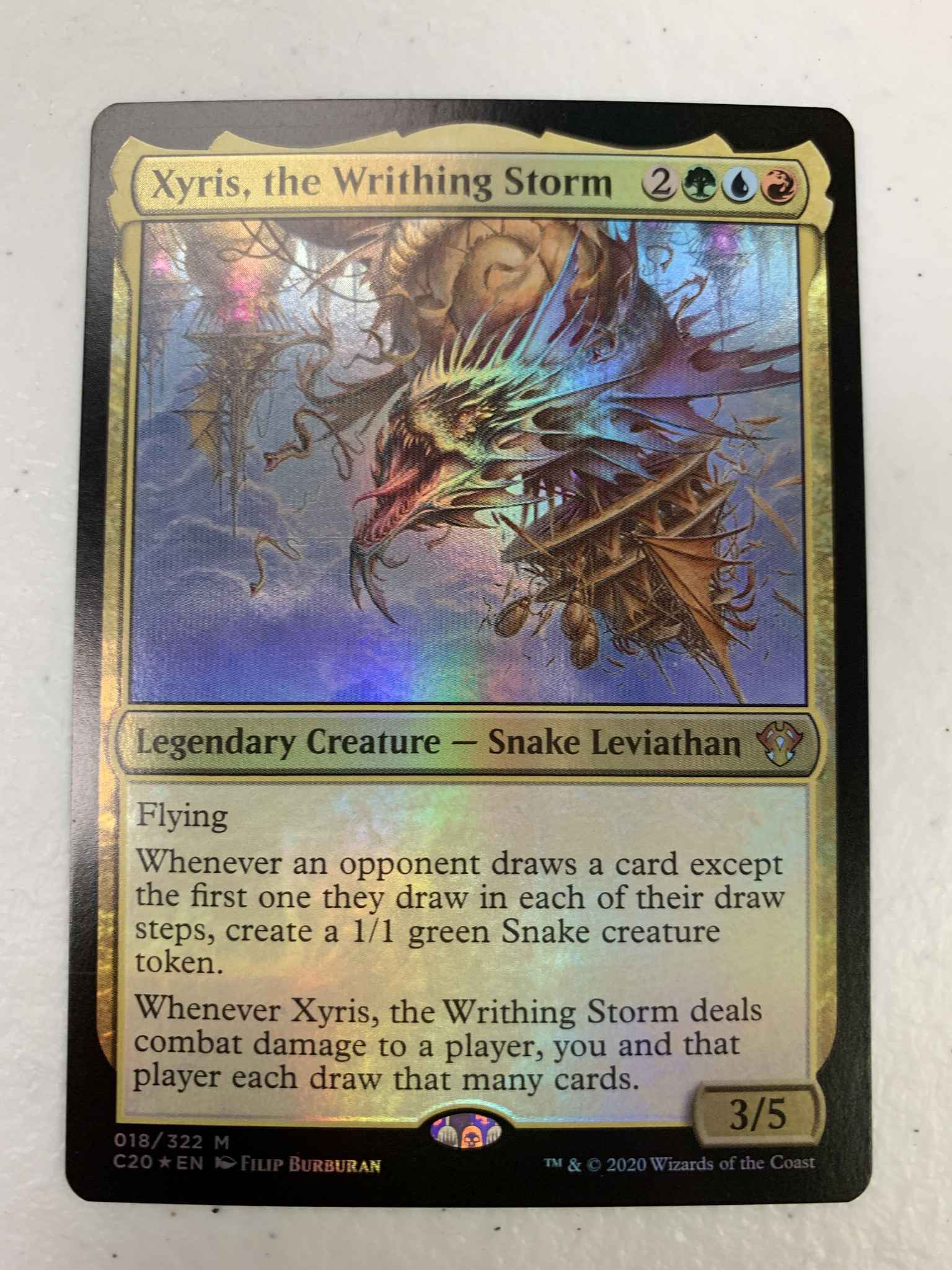 Xyris The Writhing Storm Xyris The Writhing Storm Commander Magic The Gathering