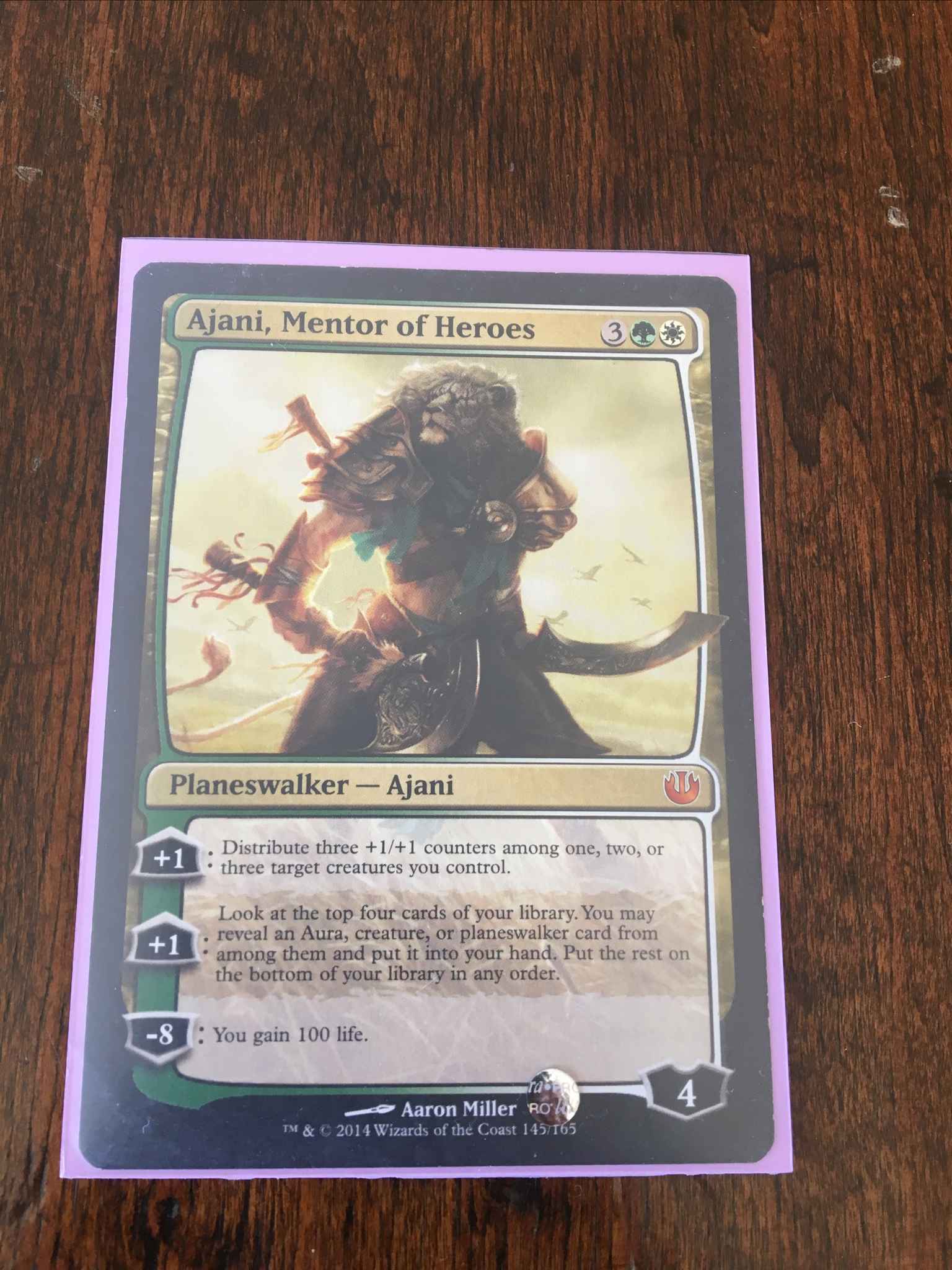Ajani, Mentor of Heroes LP : Ajani, Mentor of Heroes - Journey Into Nyx, Magic: the - Online Gaming Store for Cards, Miniatures, Singles, Packs & Booster