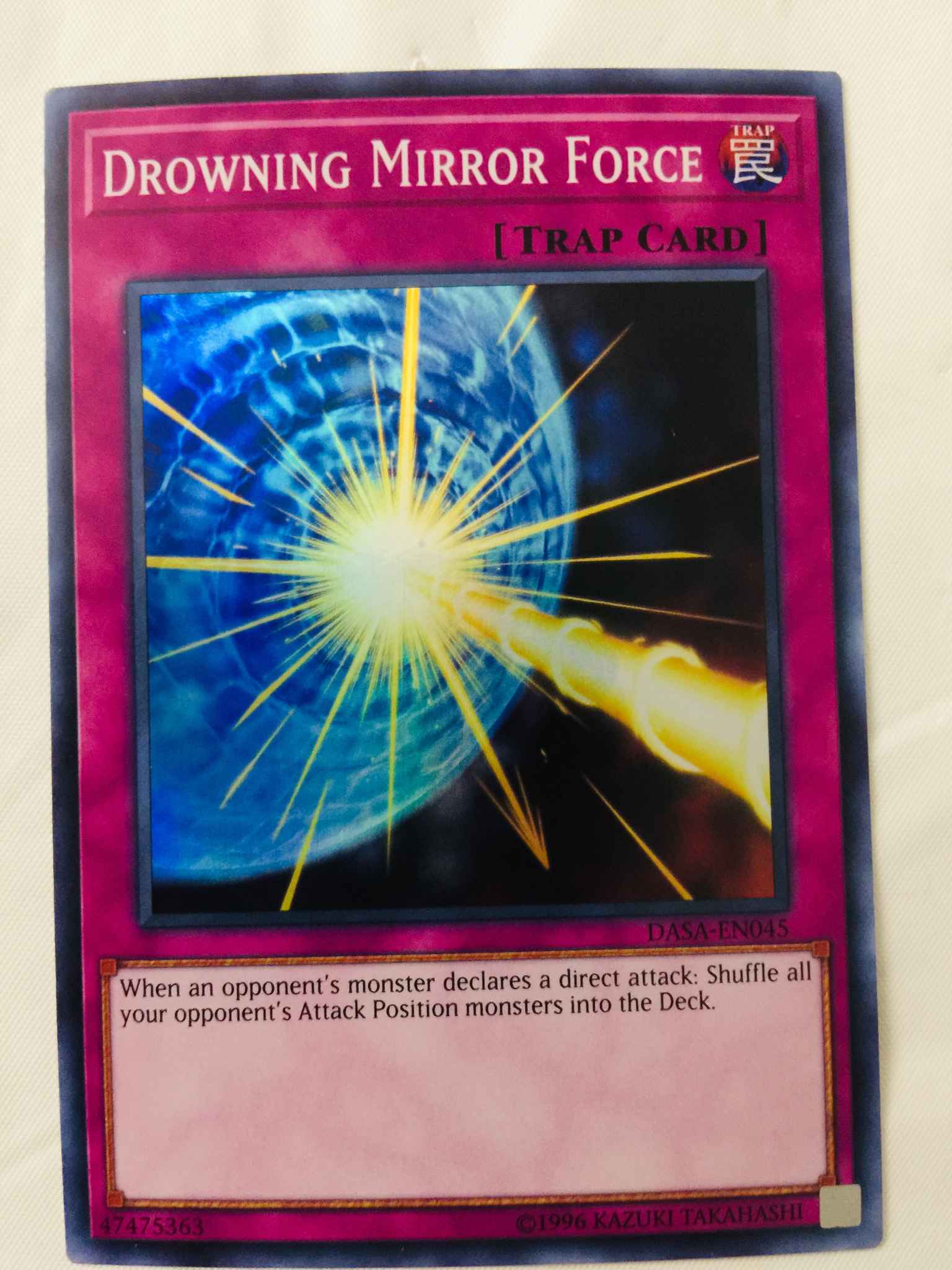 Yugioh Drowning Mirror Force MP17-EN041 Secret Rare 1st Edition 