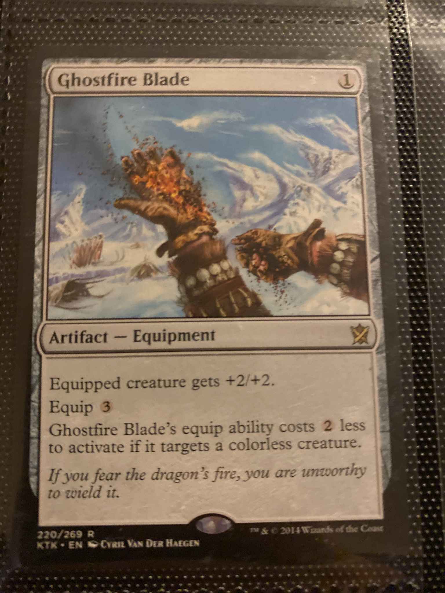 Ghostfire Blade Khan's of Tarkir 