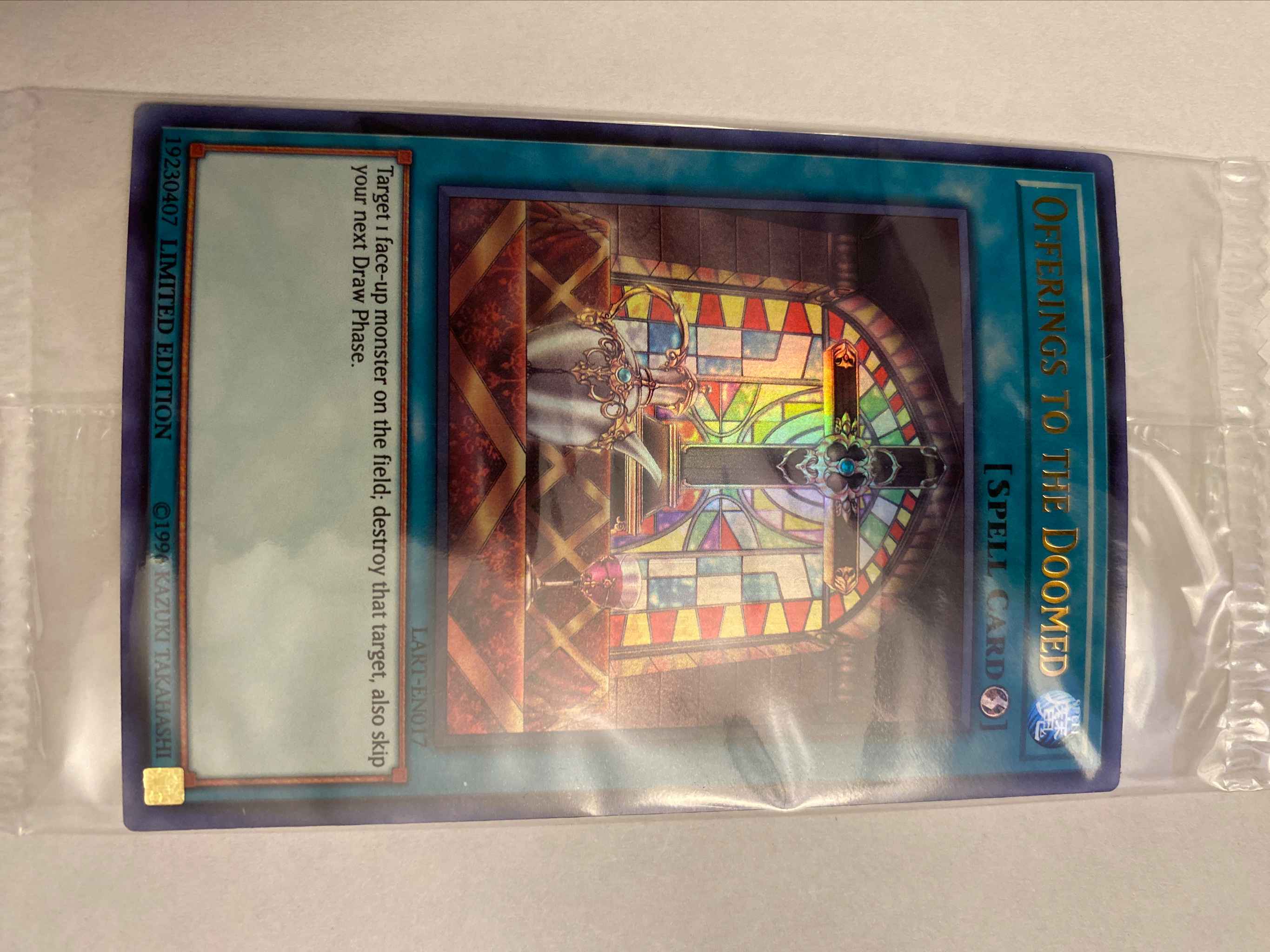 Yu-gi-oh offering to the doomed op01-fr023