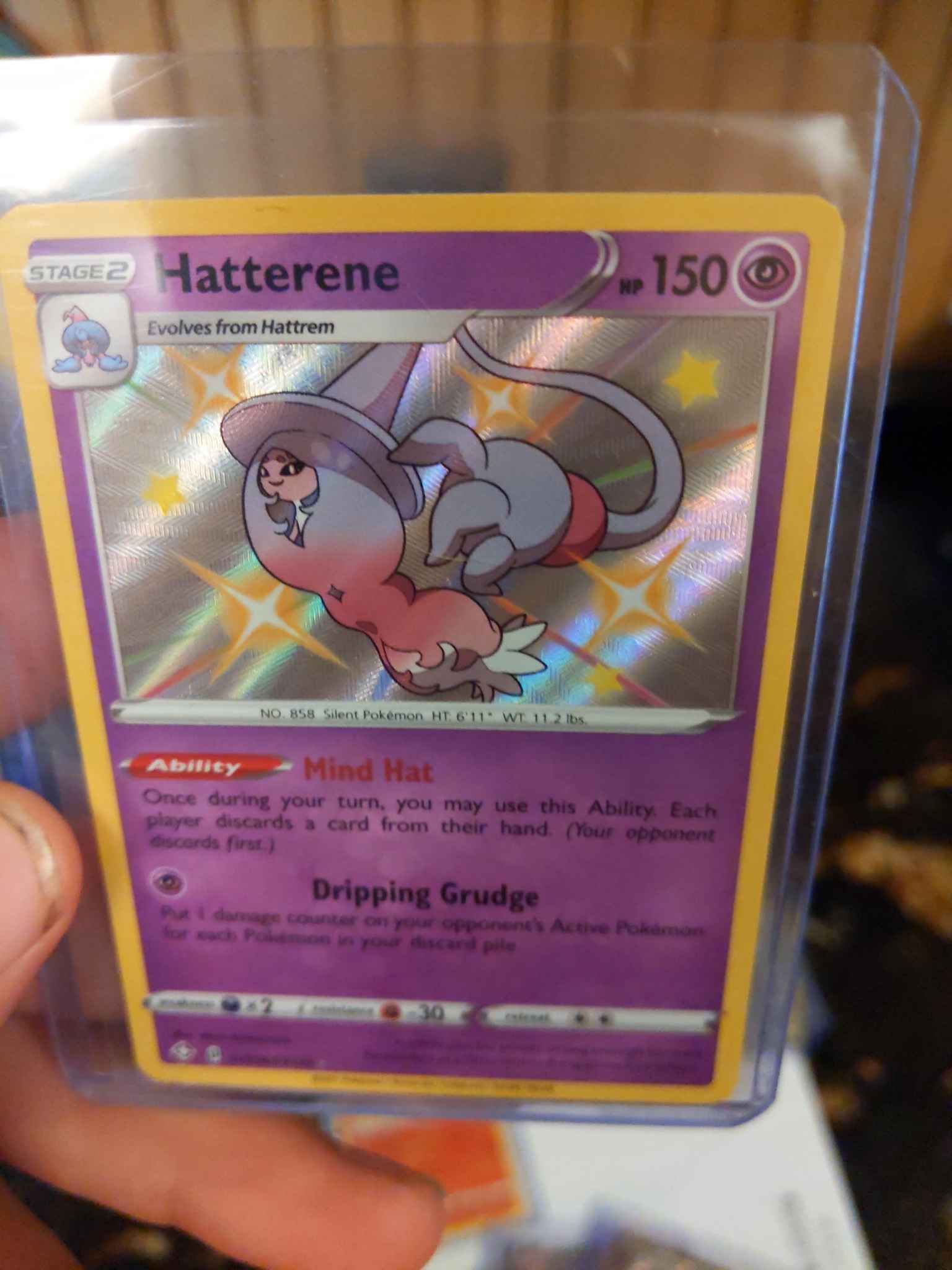 Sv Hatterne Hatterene Shining Fates Shiny Vault Pokemon