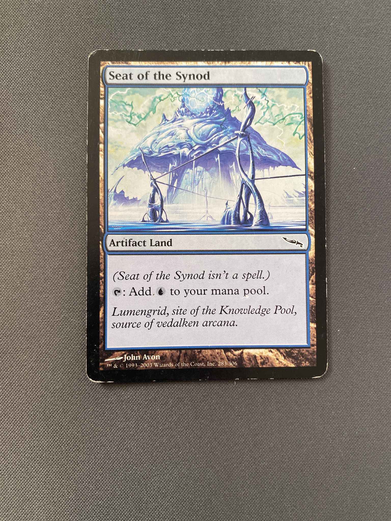 Mirrodin the Gathering Magic Seat of the Synod