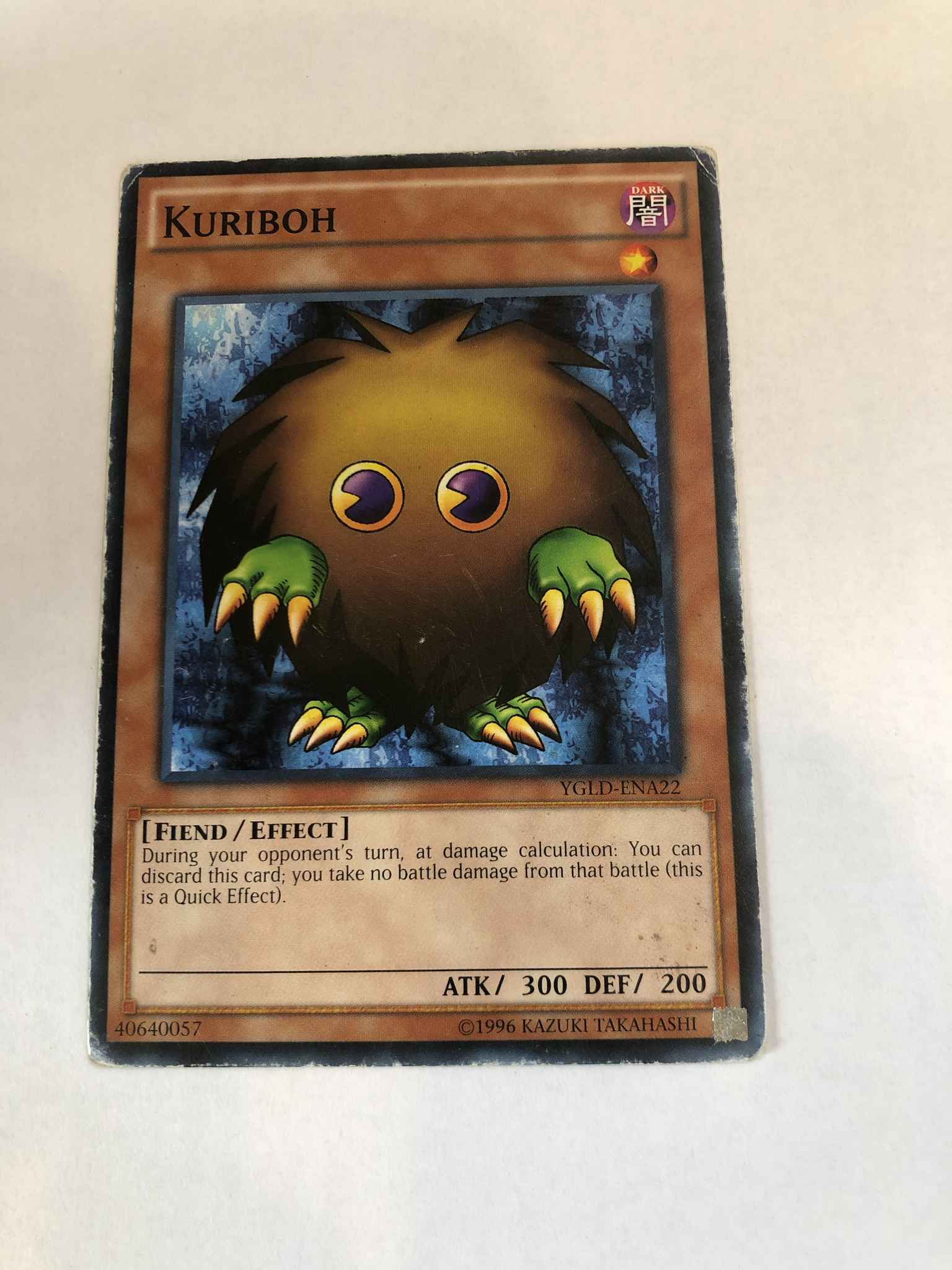Yu-Gi-Oh Kuriboh YGLD-ENA22 Common Card