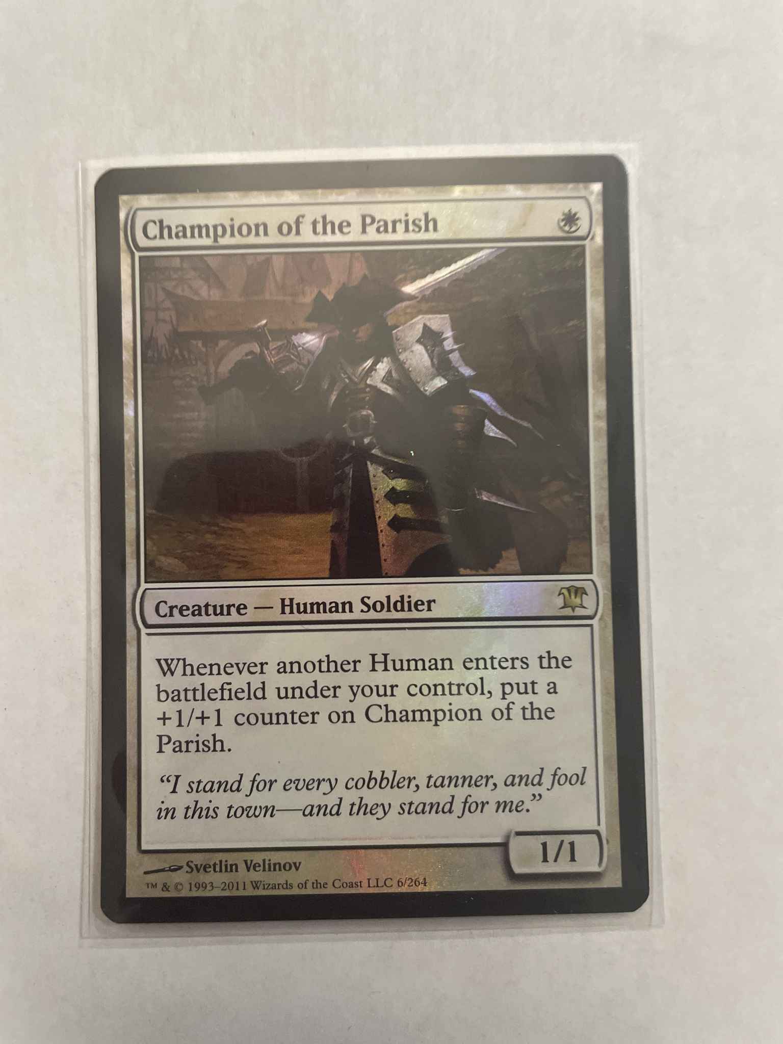 Creature LP English Details about   CHAMPION OF THE PARISH MTG Magic the Gathering Card NM 