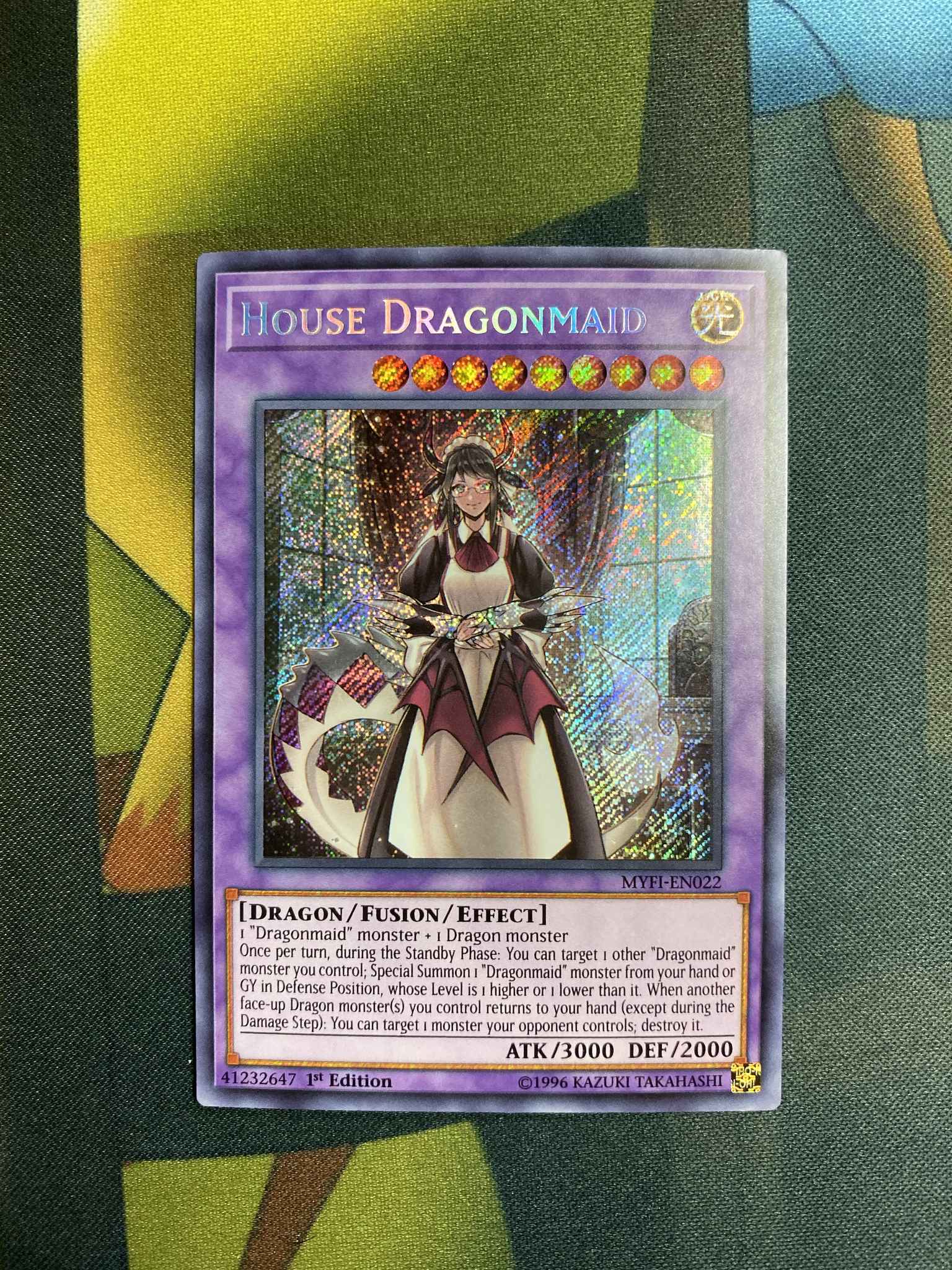MYFI-EN022 YU-GI-OH 1st Edition Secret Rare House Dragonmaid