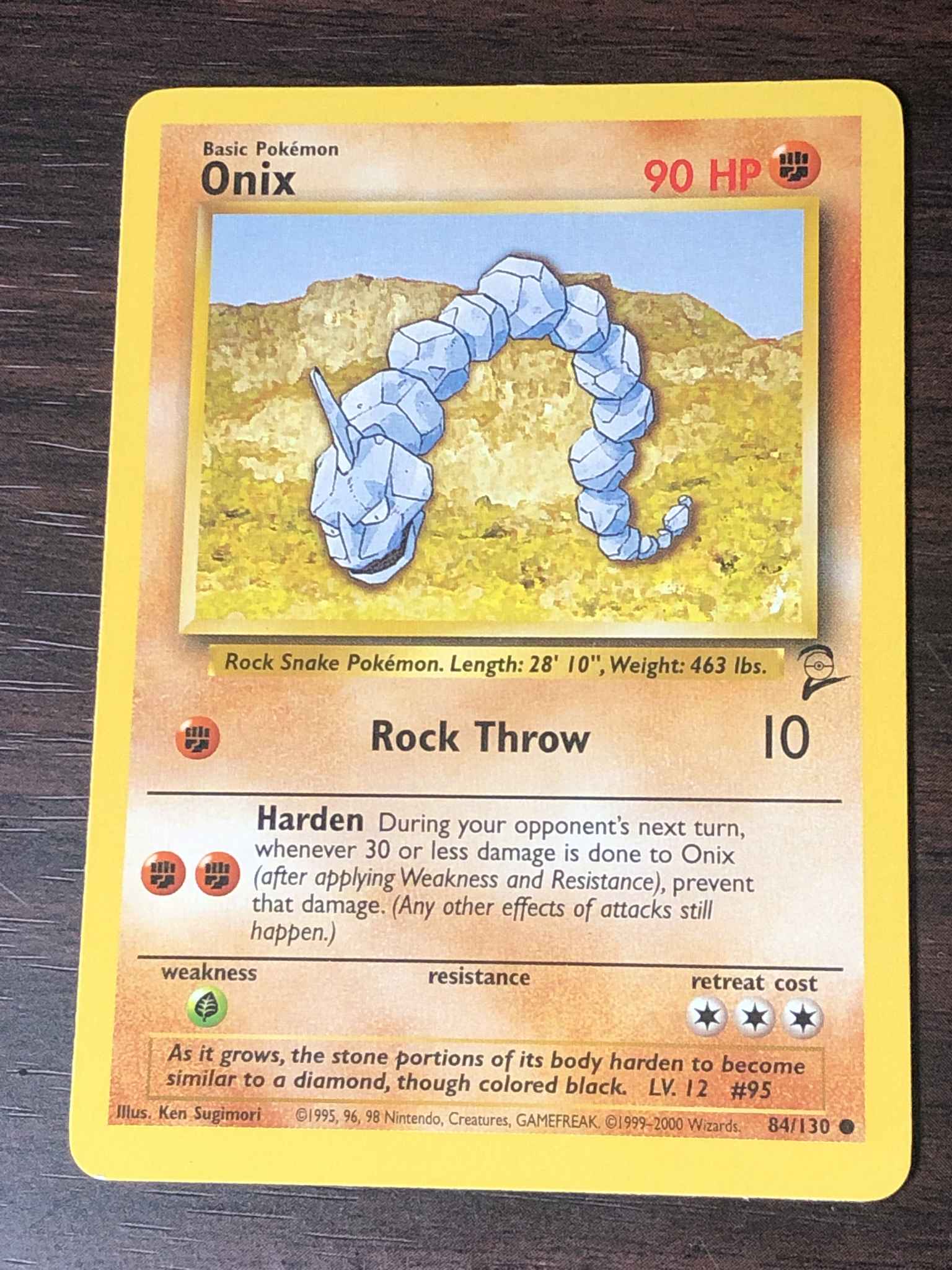 Onix Onix Base Set 2 Pokemon Online Gaming Store For Cards Miniatures Singles Packs Booster Boxes