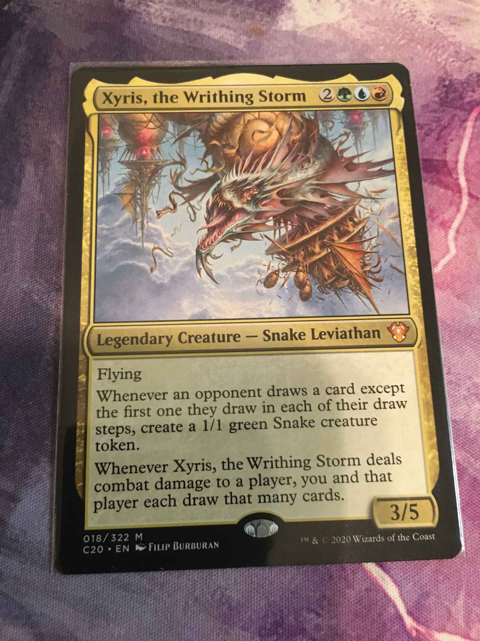 Xyris The Writhing Storm Xyris The Writhing Storm Commander Magic The Gathering