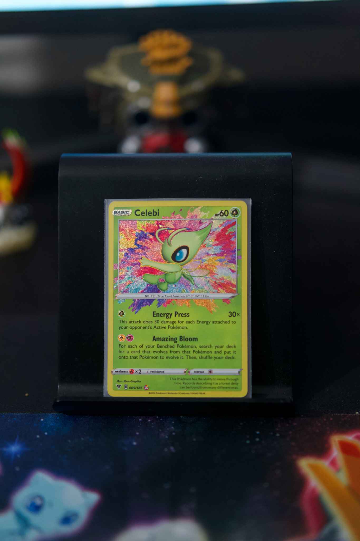 Celebi 009 185 Amazing Rare Celebi Swsh04 Vivid Voltage Pokemon Online Gaming Store For Cards Miniatures Singles Packs Booster Boxes