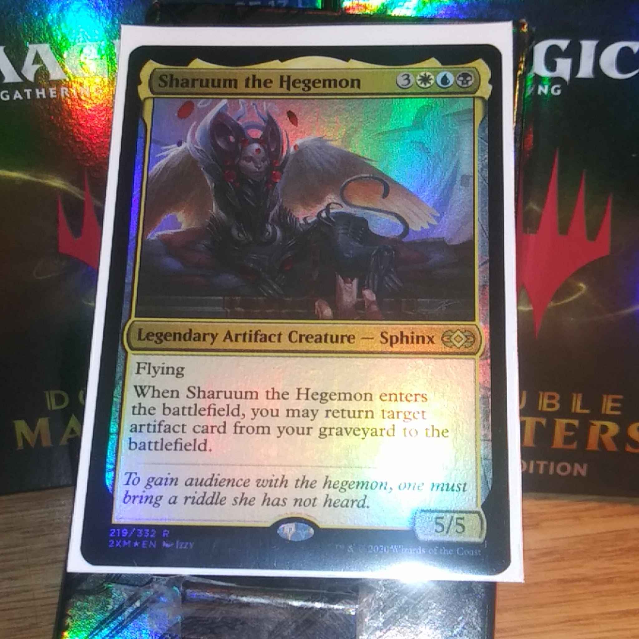 SHARUUM THE HEGEMON X4 Double Masters Magic MTG MINT CARD