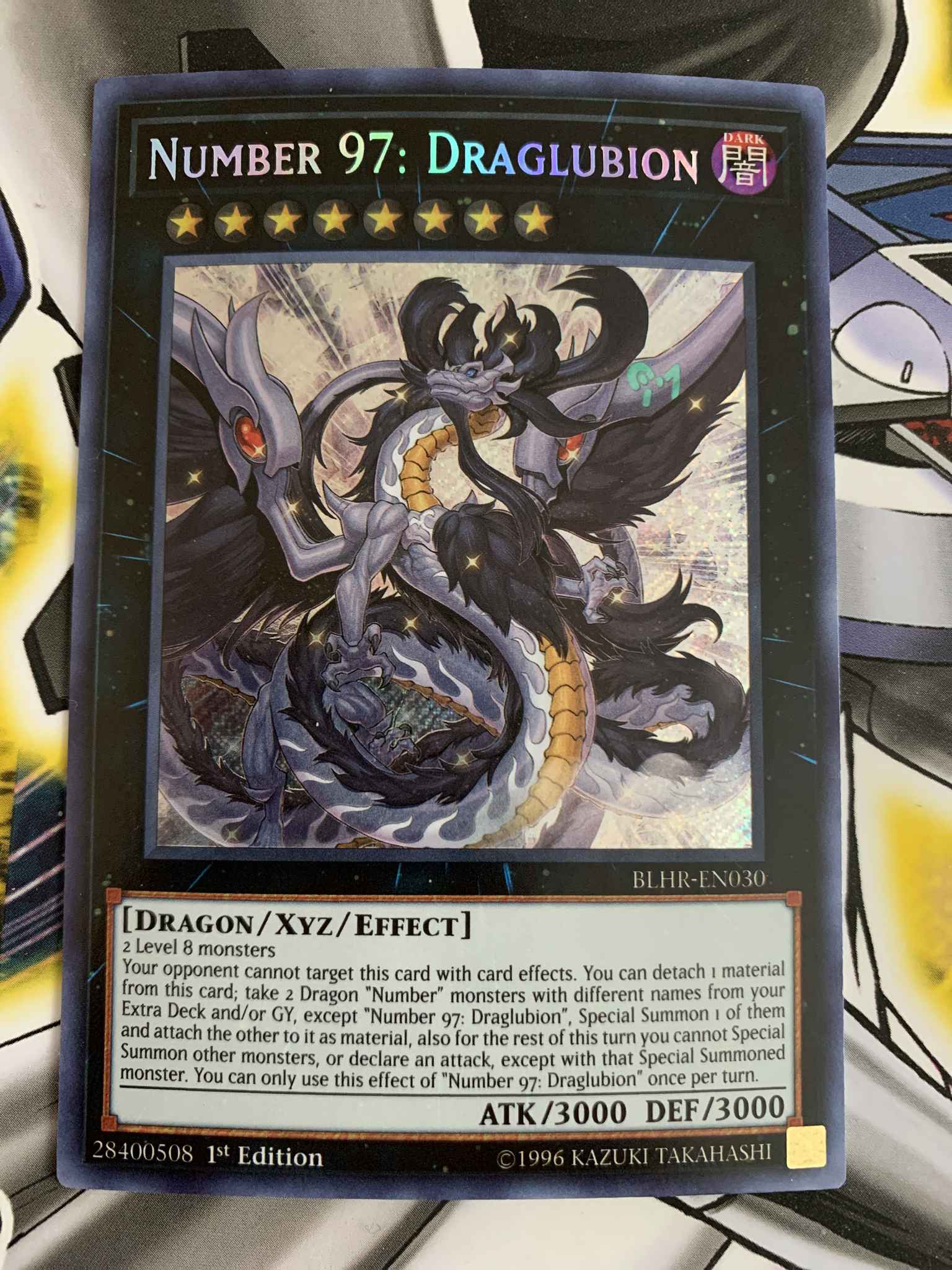 Number 97 Draglubion BLHR-EN030 Ultra Rare Yu-Gi-Oh Card 1st Edition 