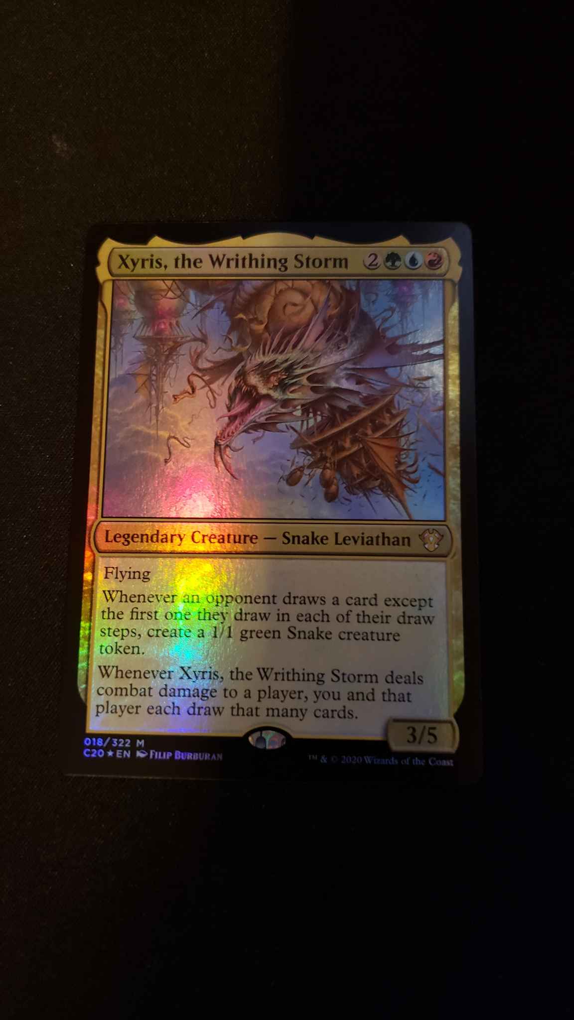 Xyris The Writhing Storm Xyris The Writhing Storm Commander Magic The Gathering