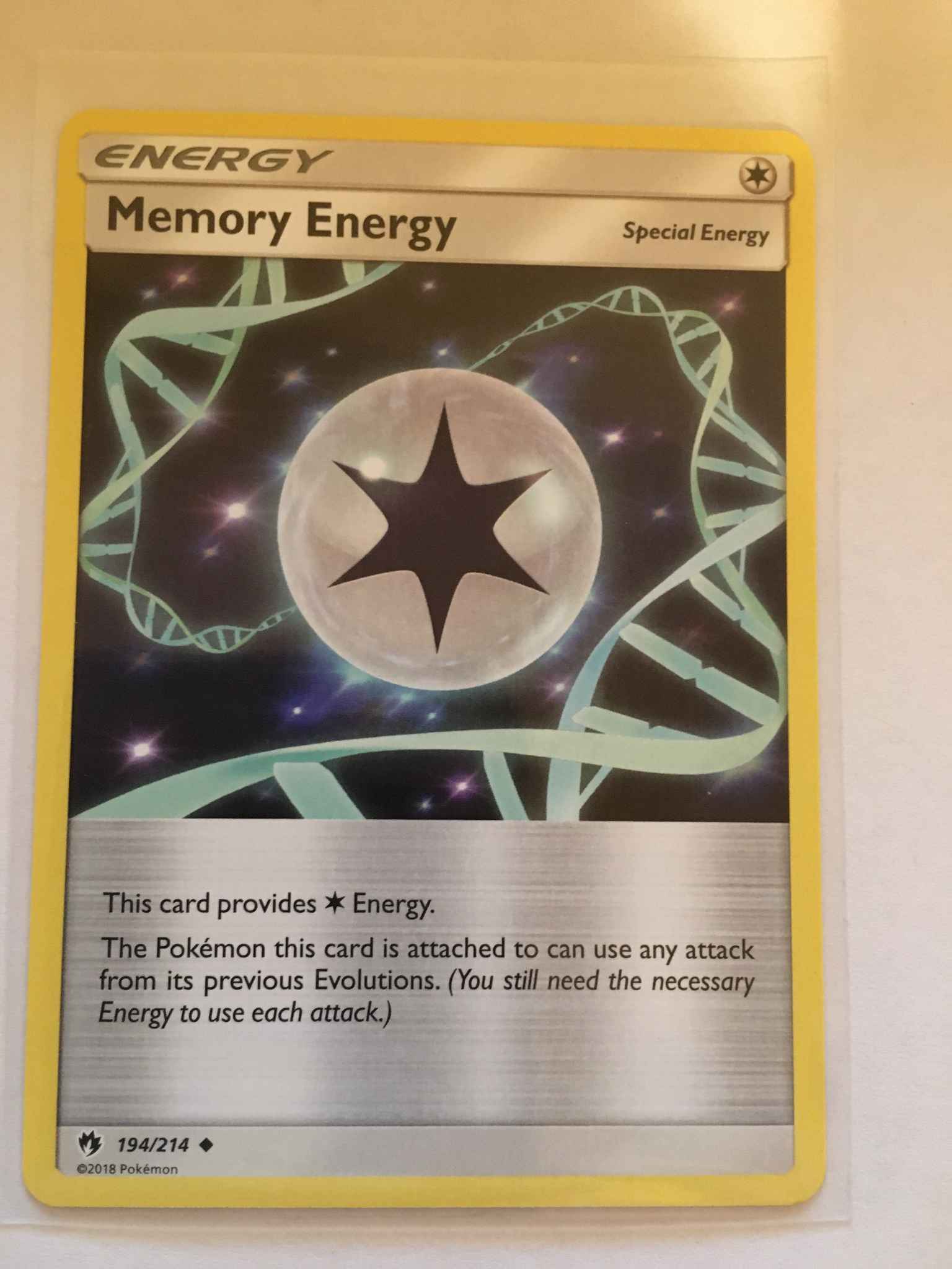 Pokemon SM LOST THUNDER 4 X MEMORY ENERGY 194/214 UNCOMMON 