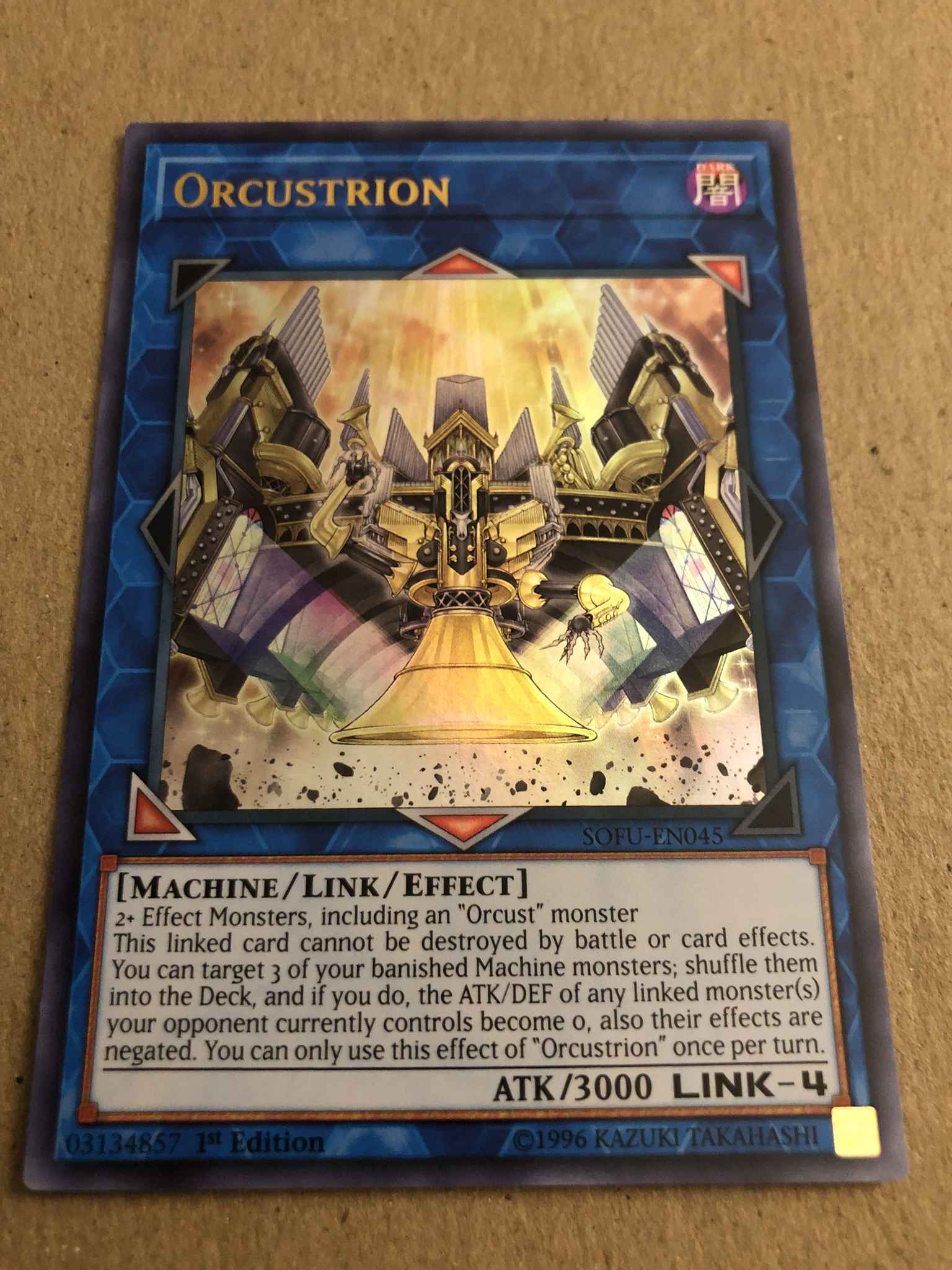 Orcustrion SOFU-EN045 Ultra Rare Yu-Gi-Oh Card