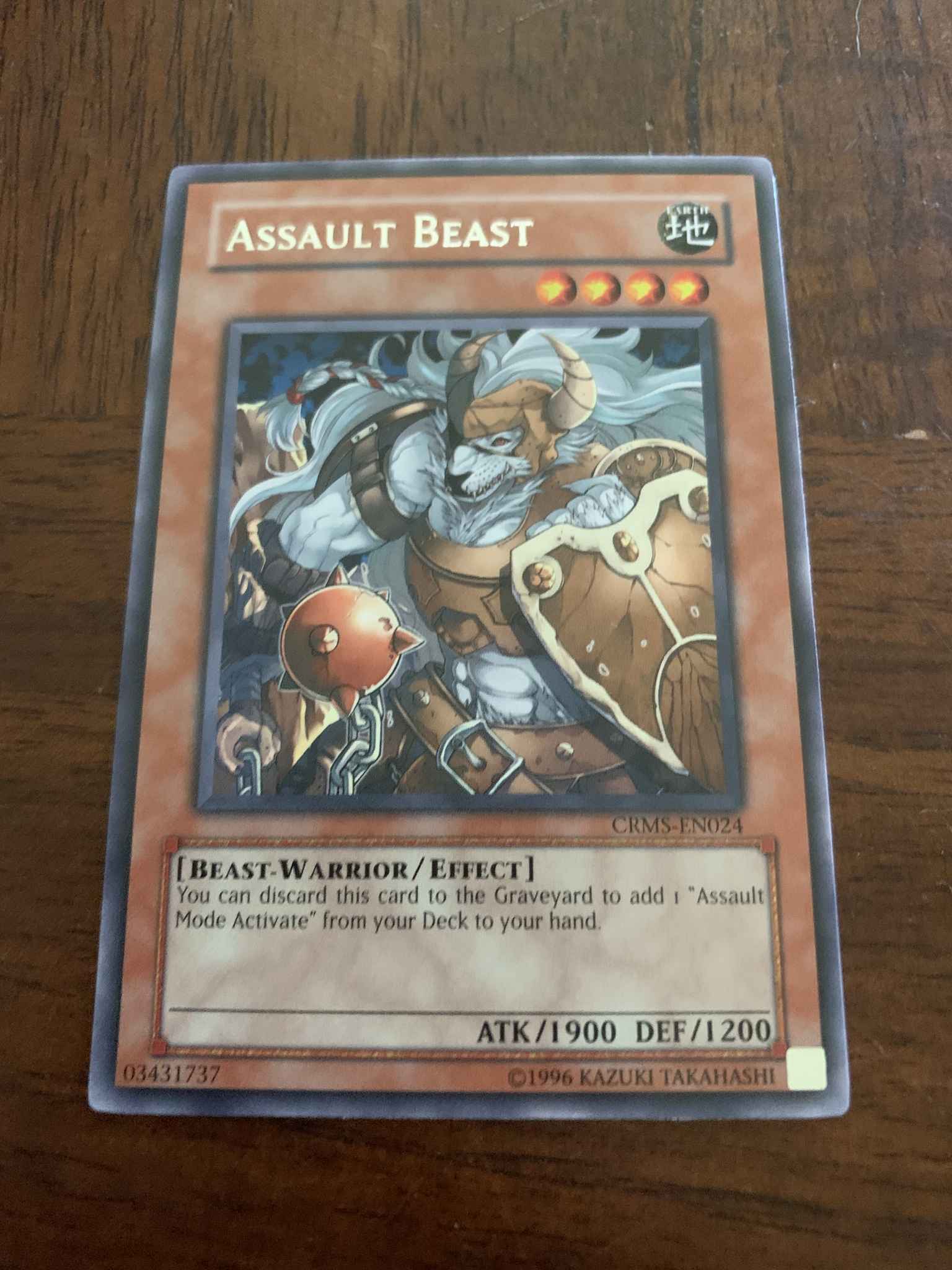 Yugioh Assault Beast CRMS-EN024 Unlimited Rare Near Mint 