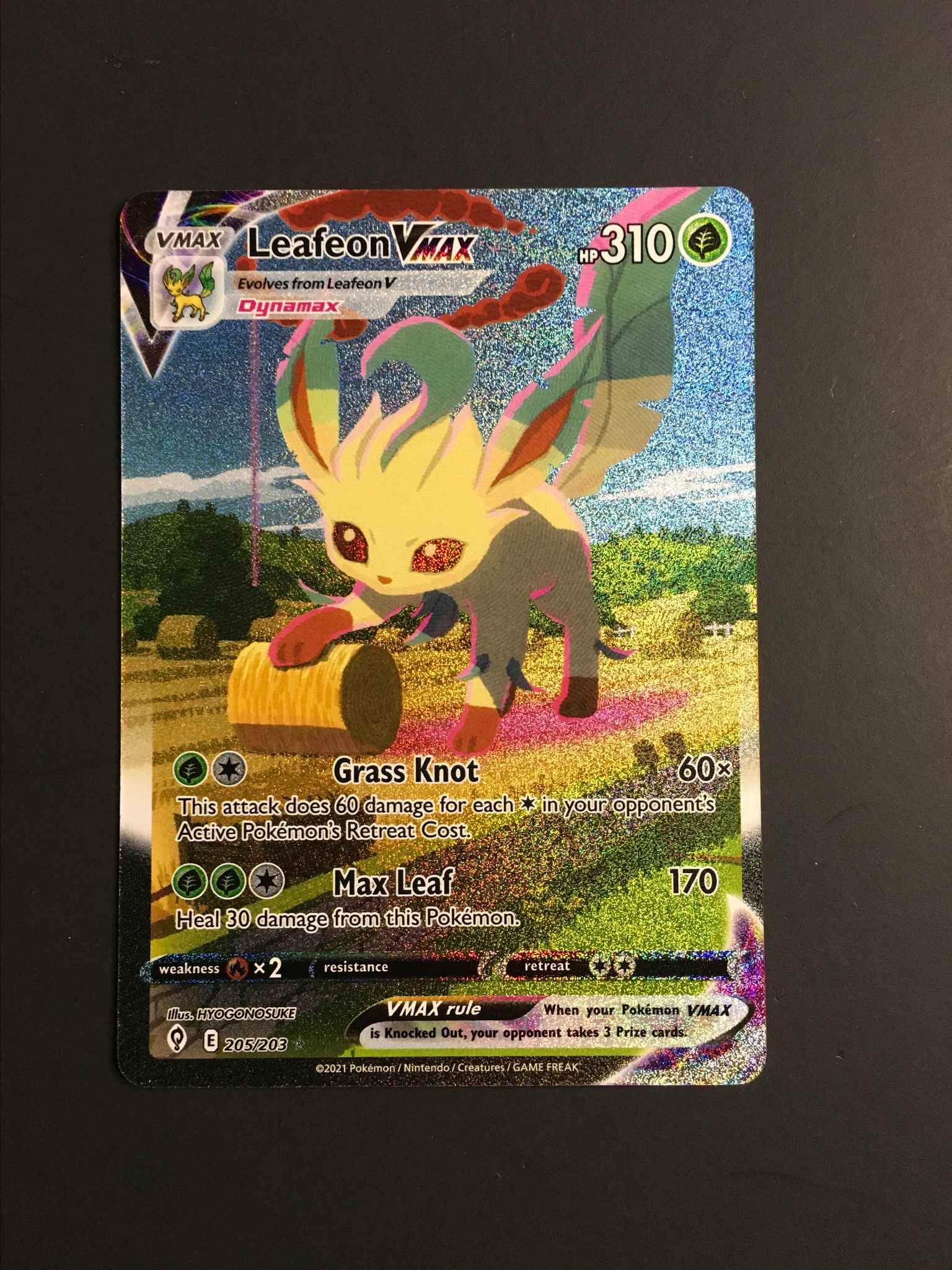 Pokemon Leafeon Vmax Alternate Art Secret